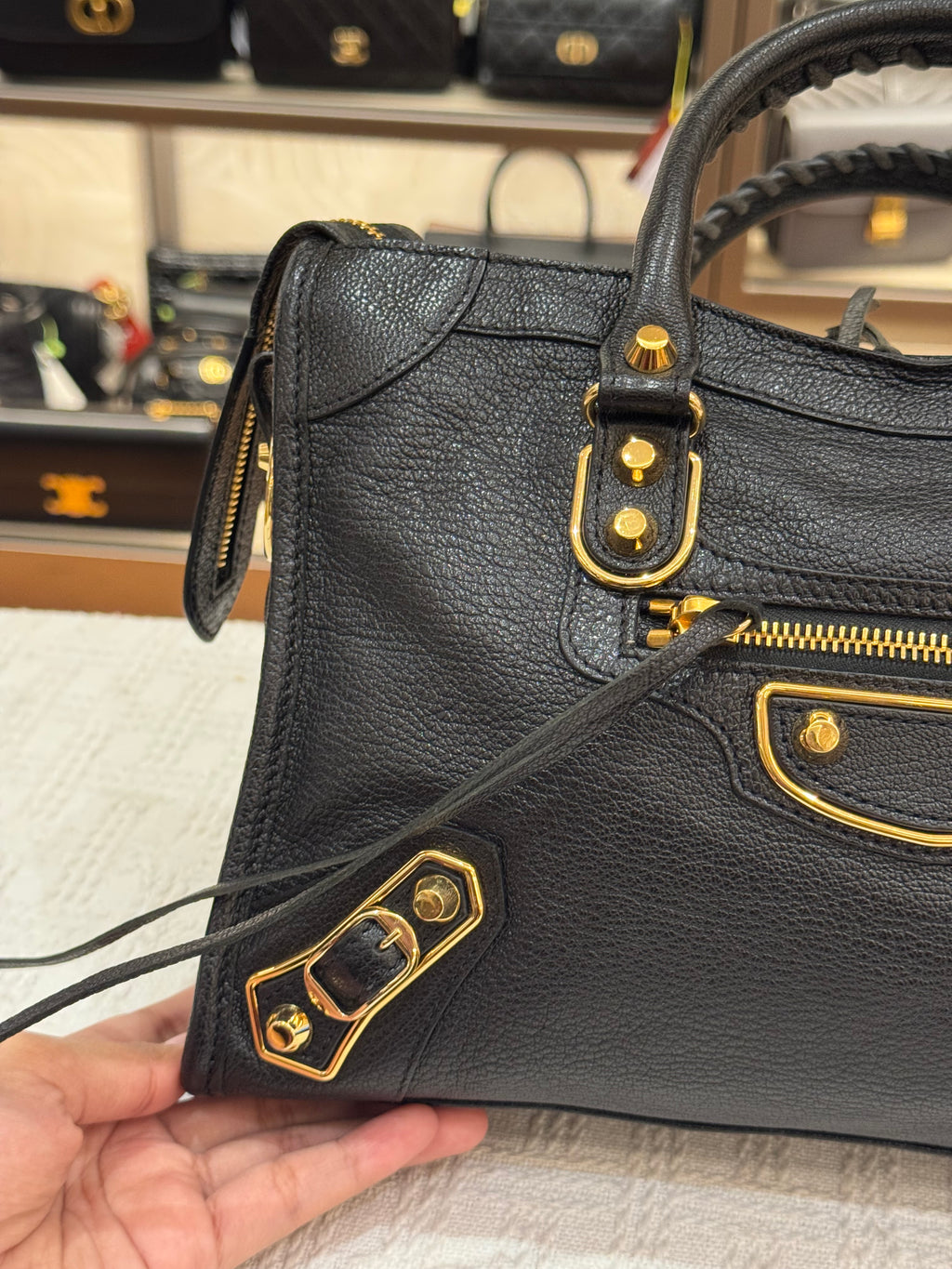 Balenciaga City Small Edge Black