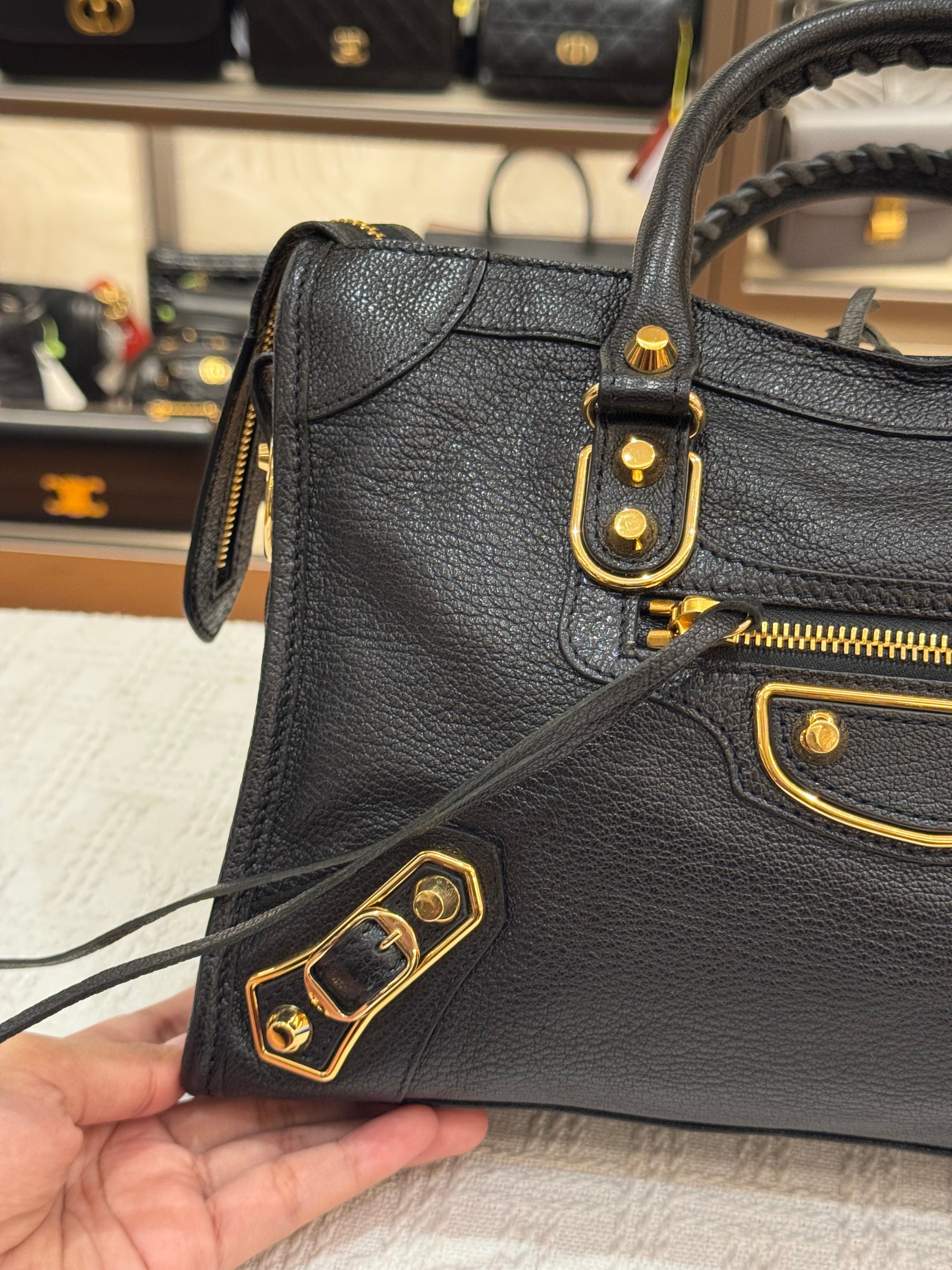 Balenciaga City Small Edge Black
