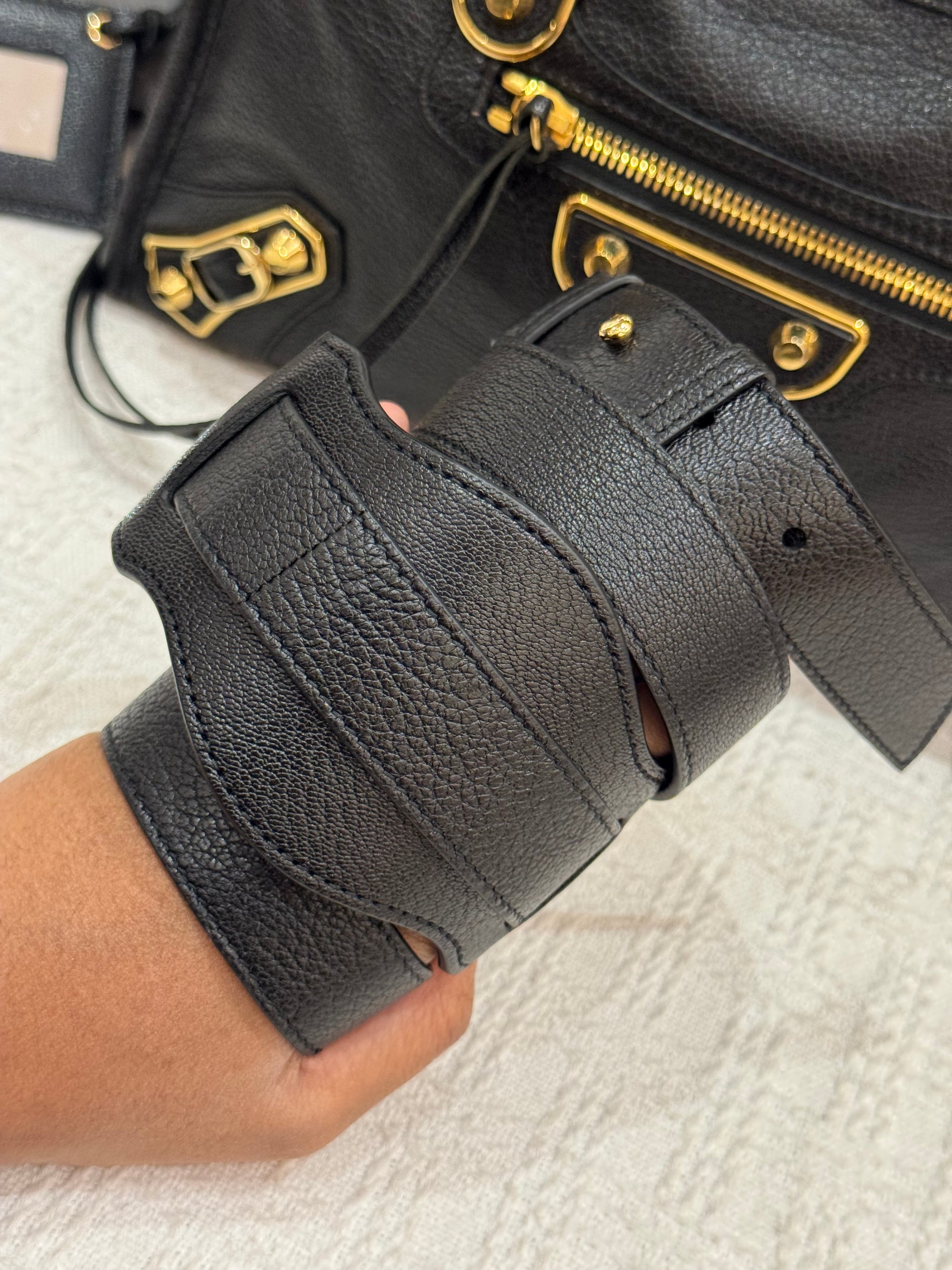 Balenciaga City Small Edge Black