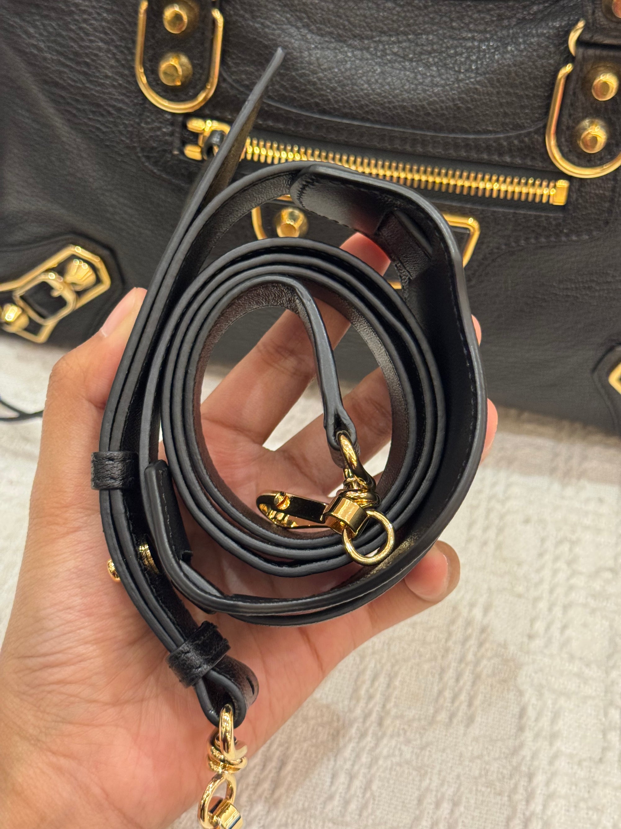 Balenciaga City Small Edge Black