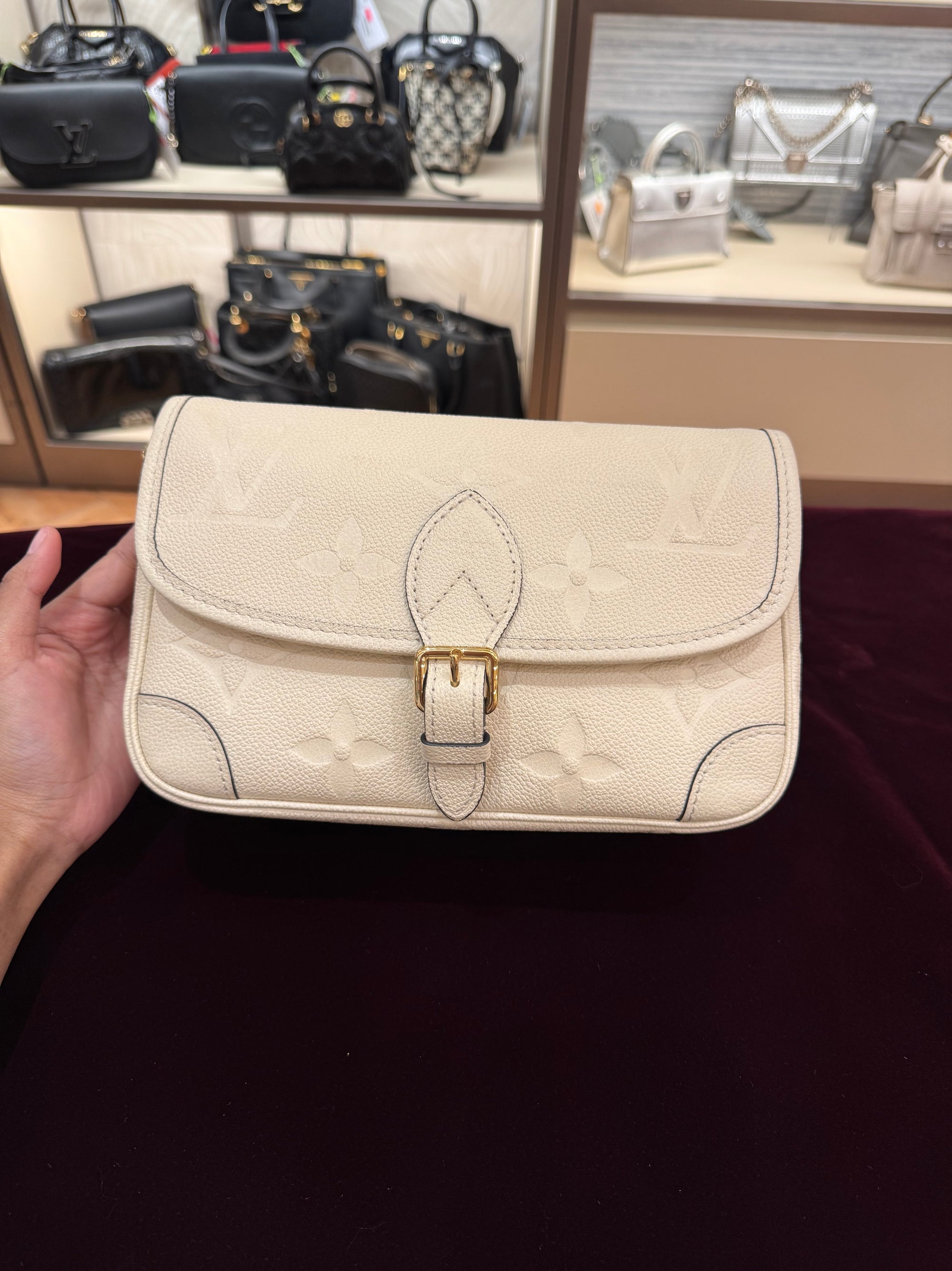 Louis Vuitton Diane Monogram Empreinte Ivory