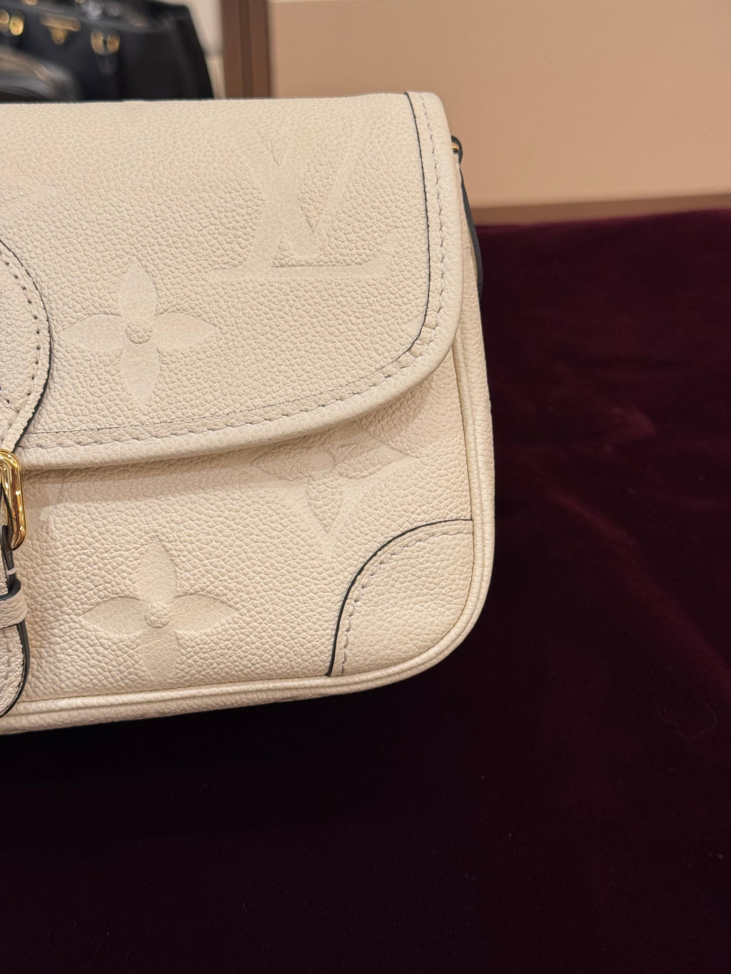 Louis Vuitton Diane Monogram Empreinte Ivory