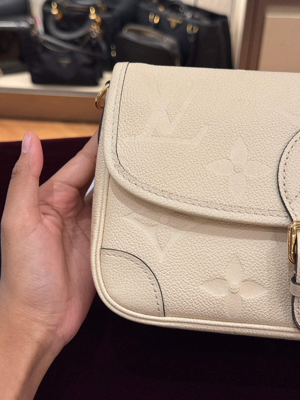 Louis Vuitton Diane Monogram Empreinte Ivory