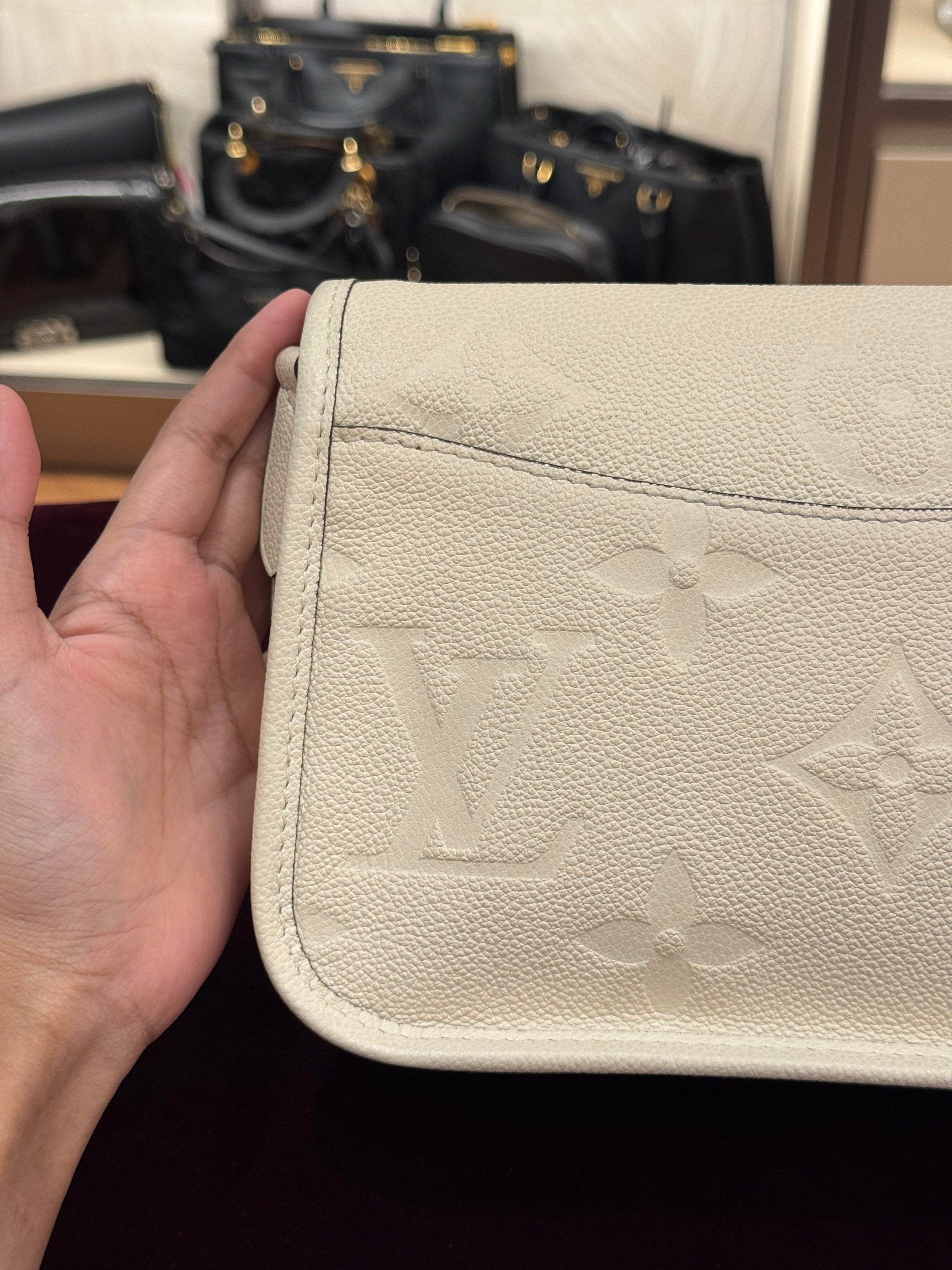 Louis Vuitton Diane Monogram Empreinte Ivory