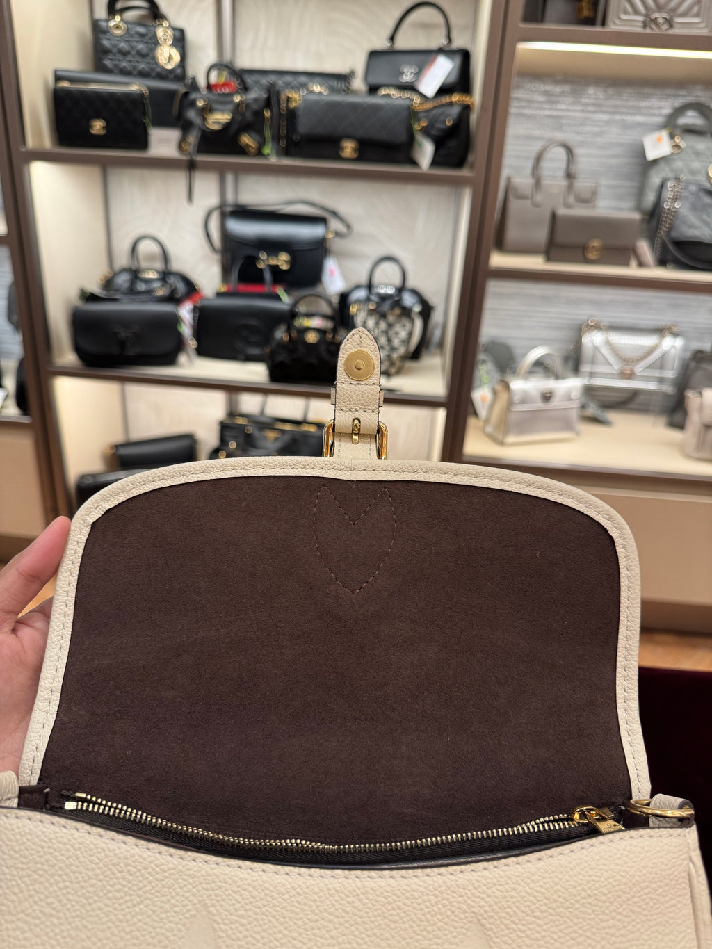 Louis Vuitton Diane Monogram Empreinte Ivory
