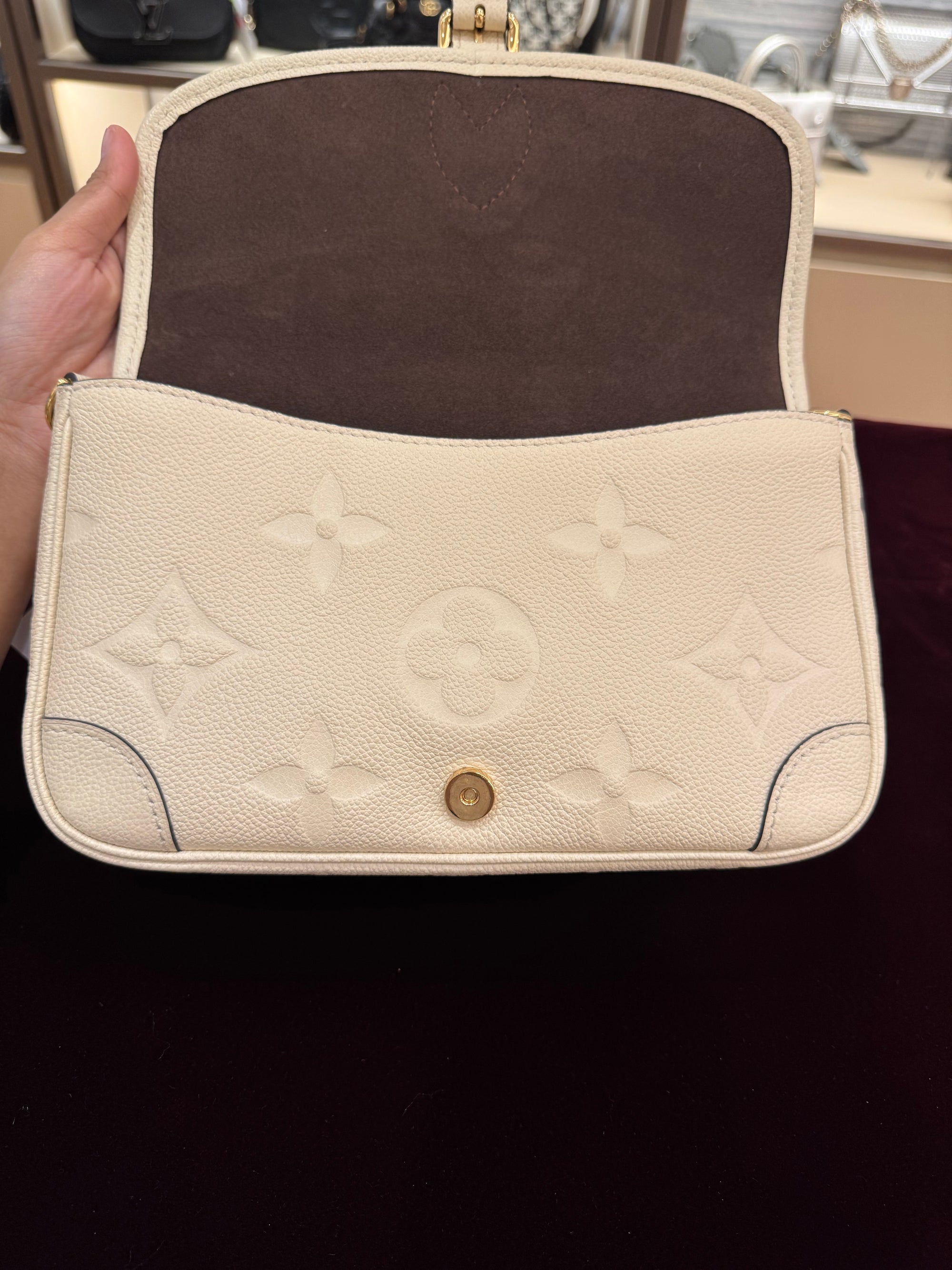 Louis Vuitton Diane Monogram Empreinte Ivory