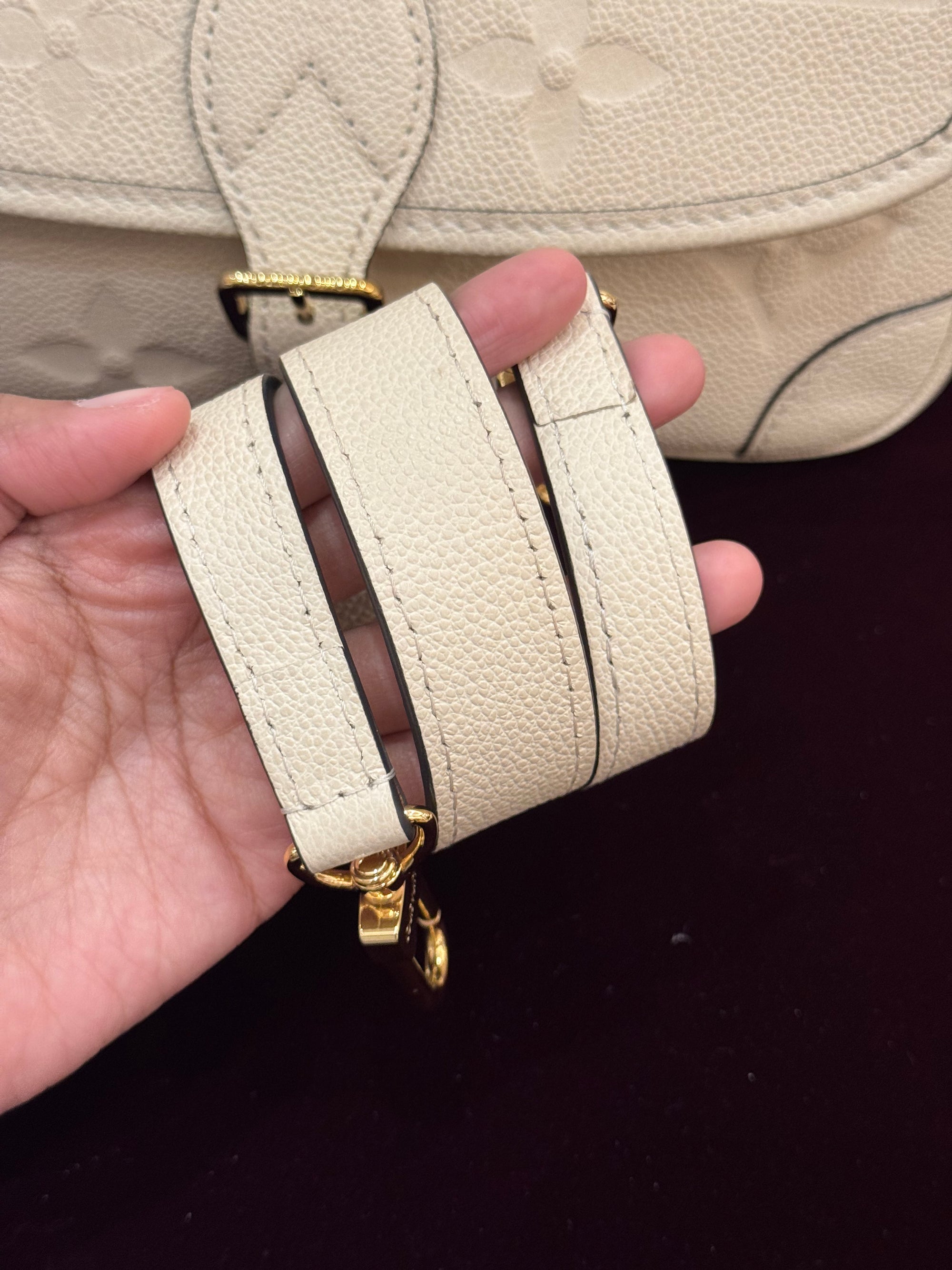 Louis Vuitton Diane Monogram Empreinte Ivory
