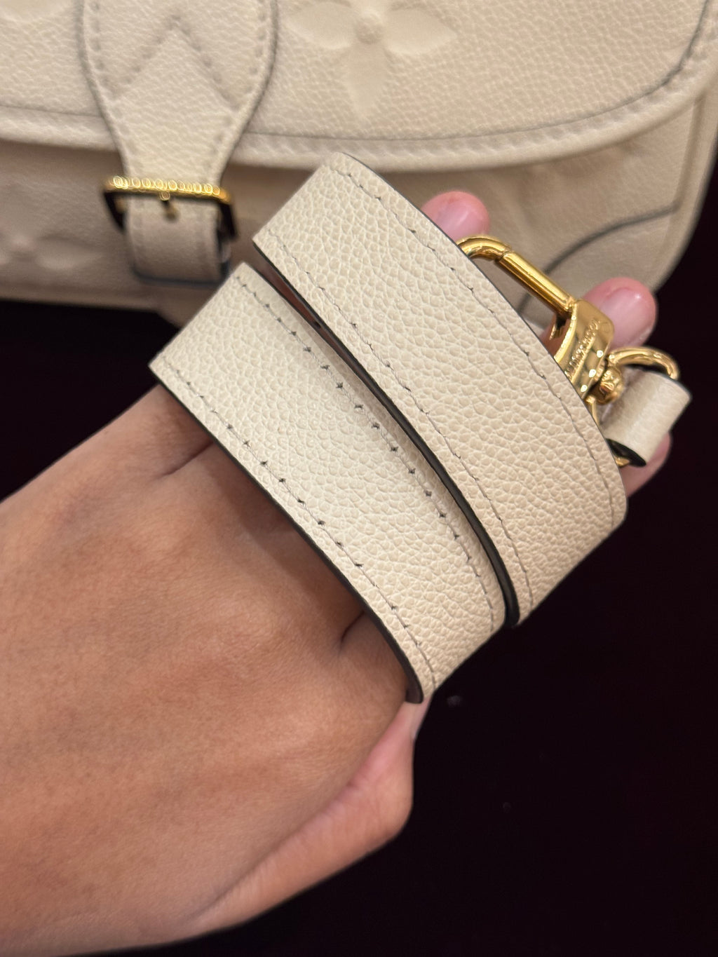 Louis Vuitton Diane Monogram Empreinte Ivory