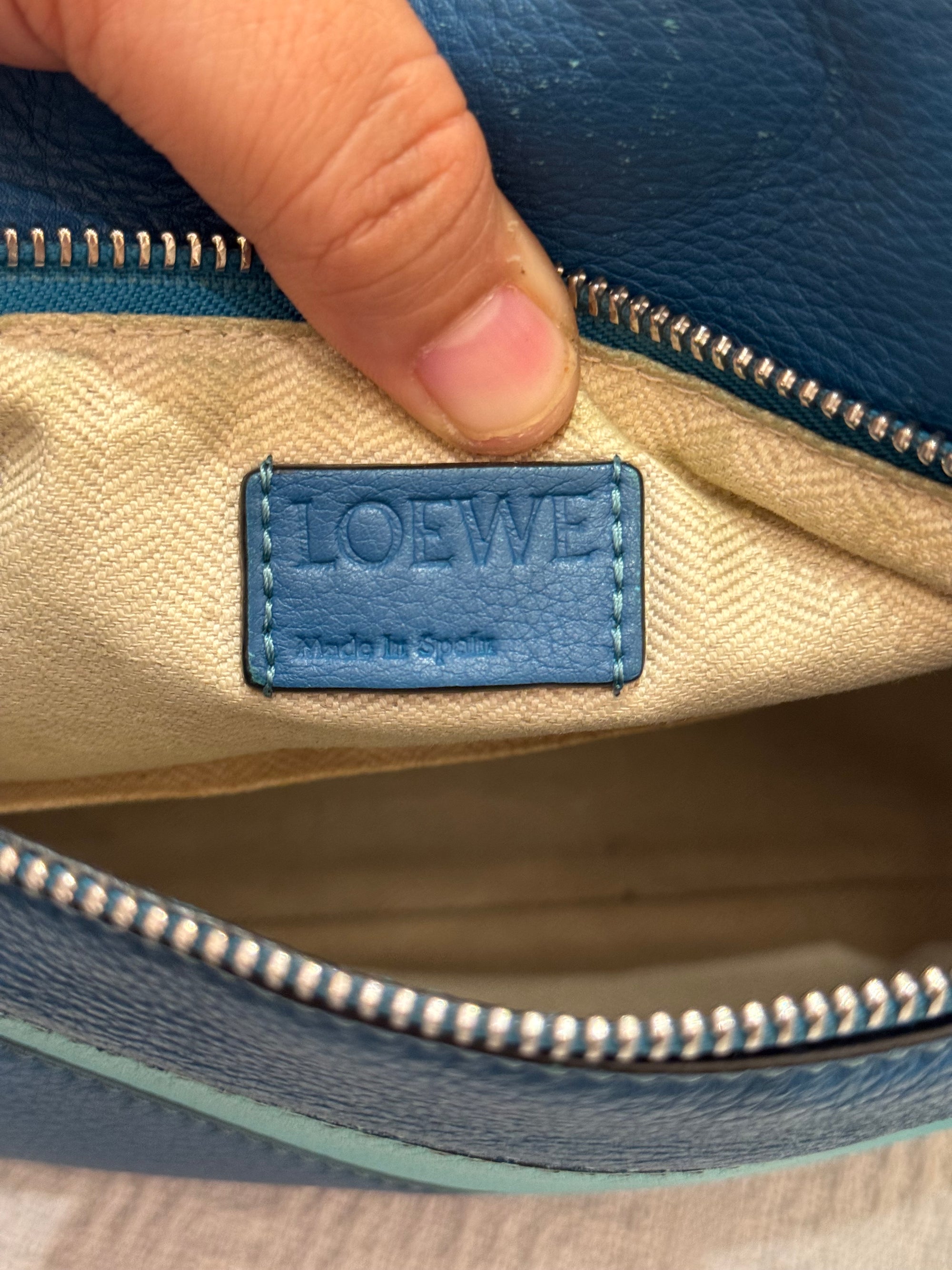 Loewe Puzzle Small Blue Multicolour
