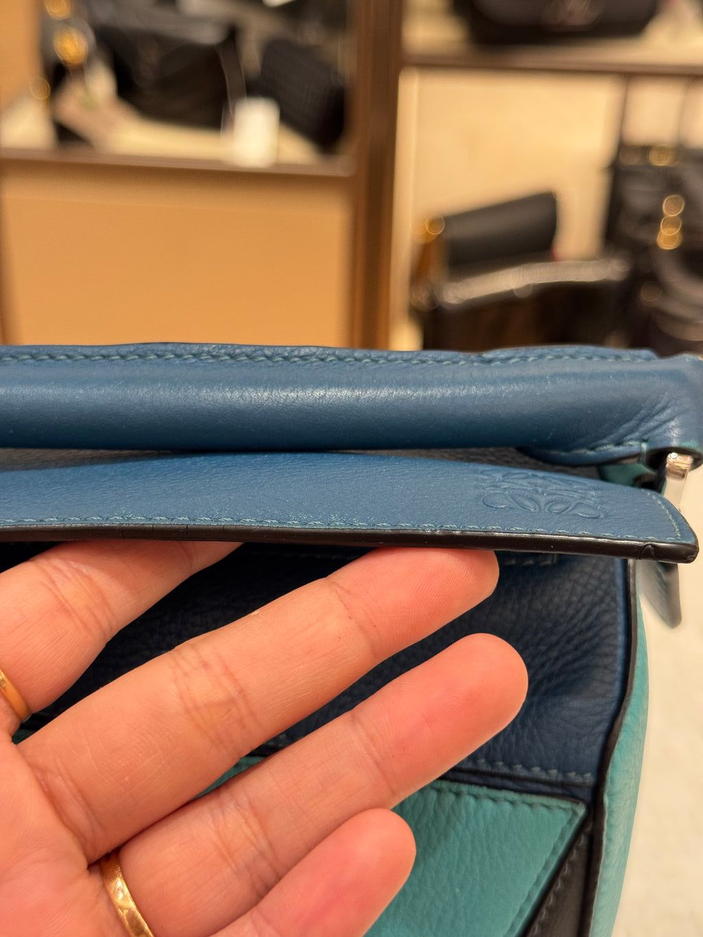 Loewe Puzzle Small Blue Multicolour