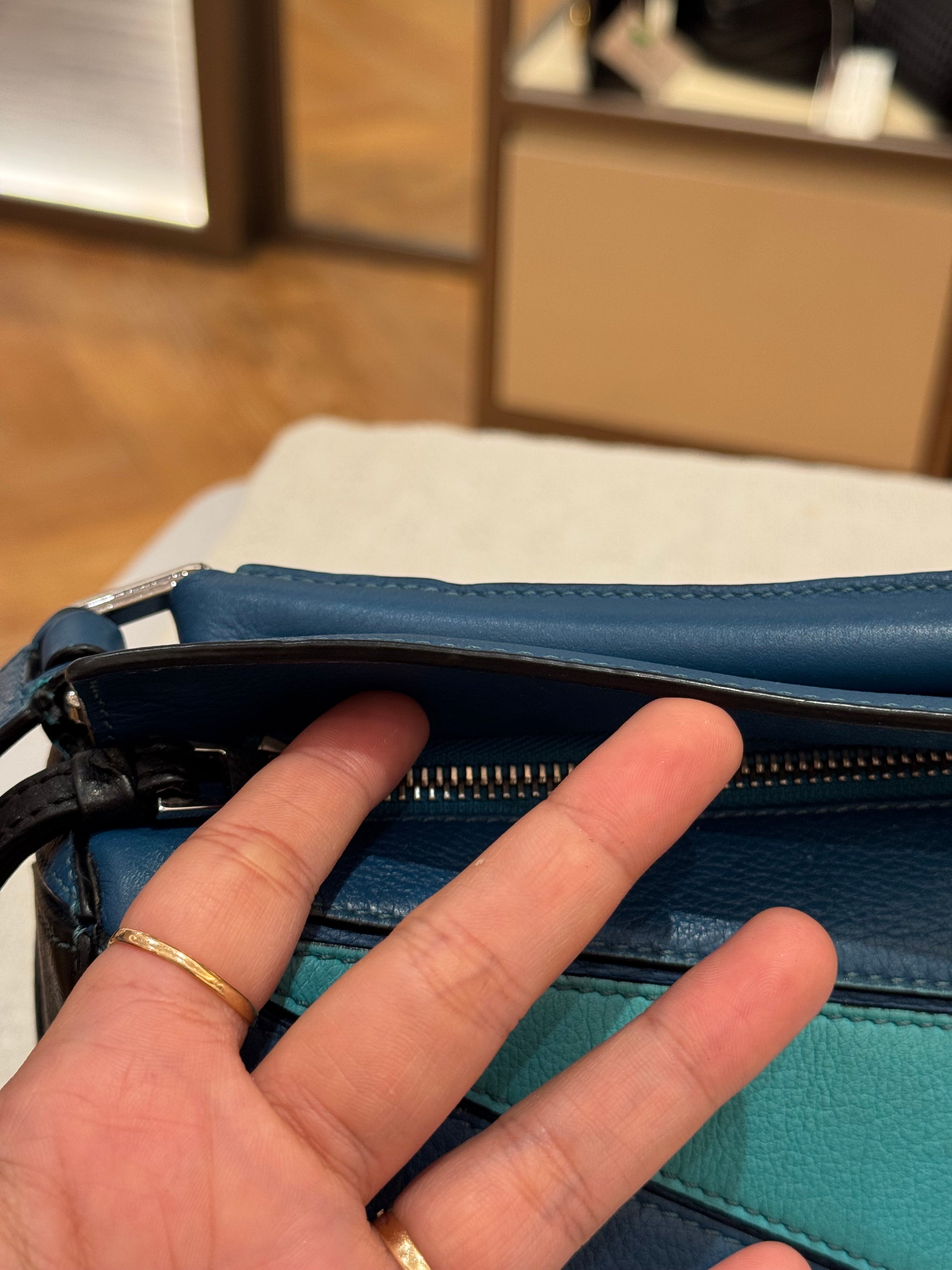 Loewe Puzzle Small Blue Multicolour