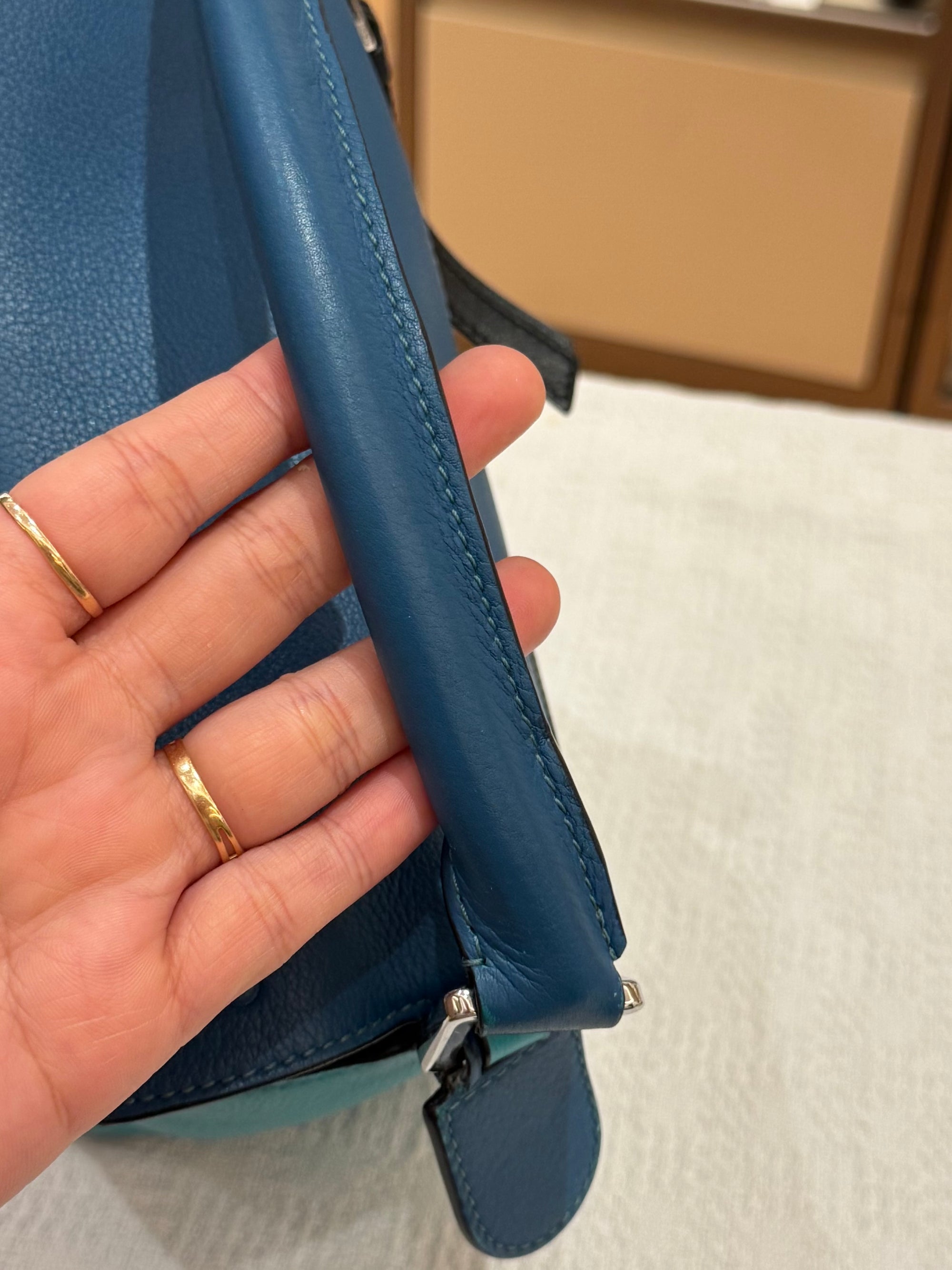 Loewe Puzzle Small Blue Multicolour