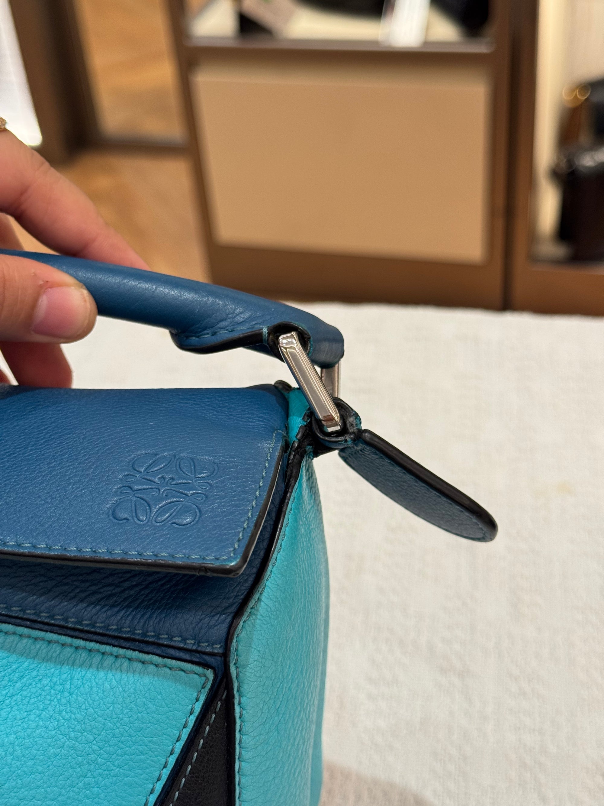 Loewe Puzzle Small Blue Multicolour