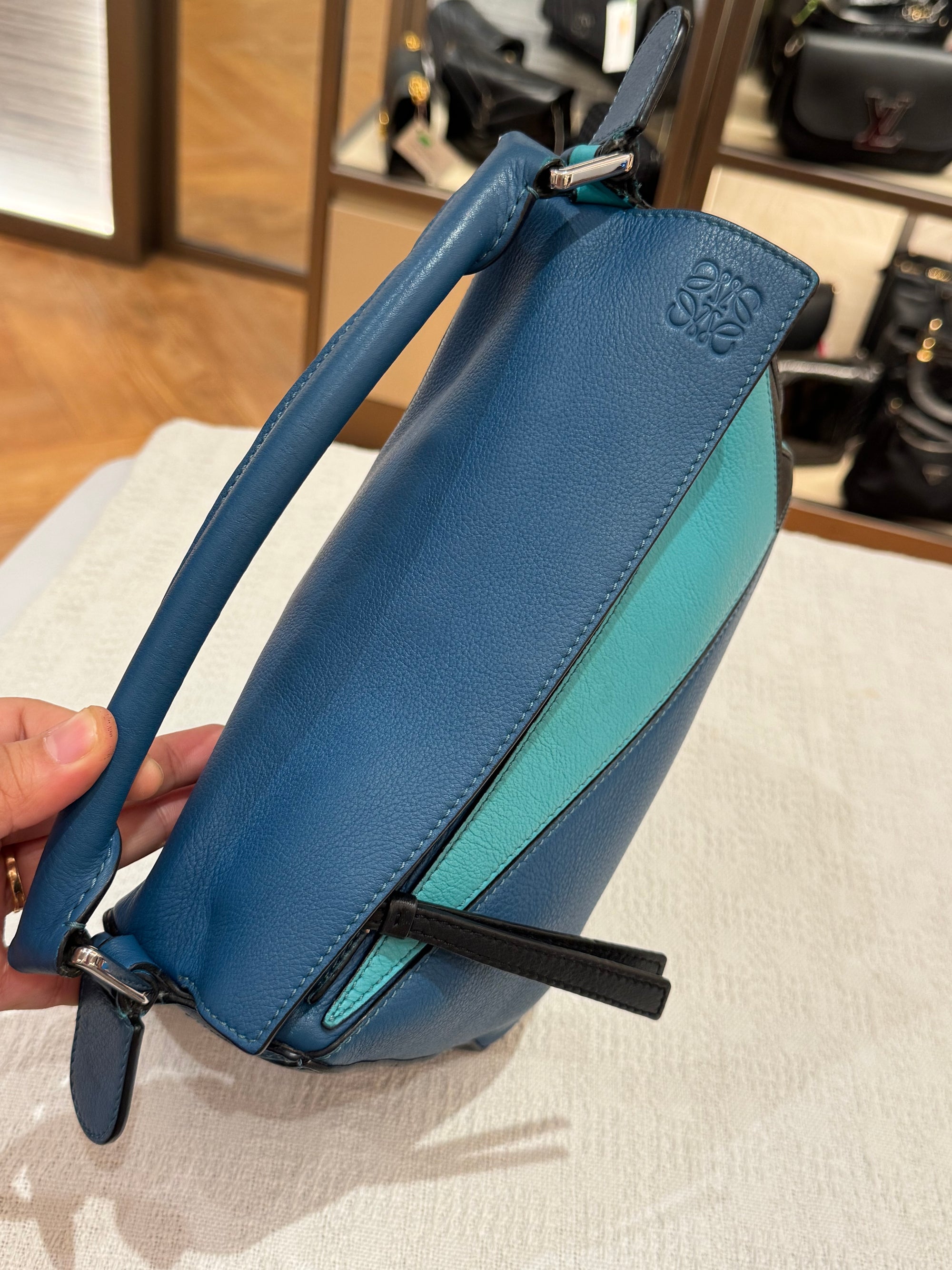 Loewe Puzzle Small Blue Multicolour