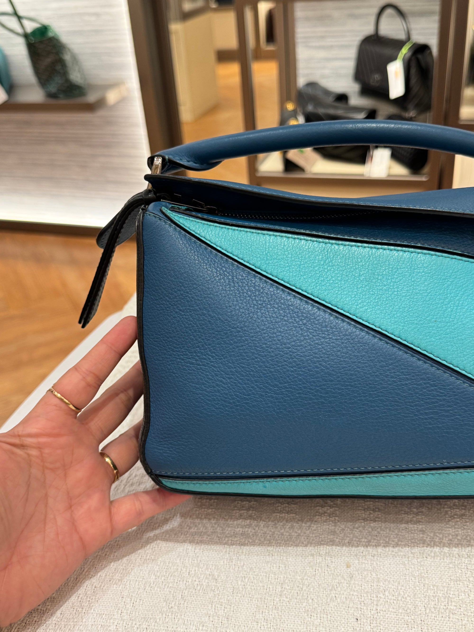 Loewe Puzzle Small Blue Multicolour