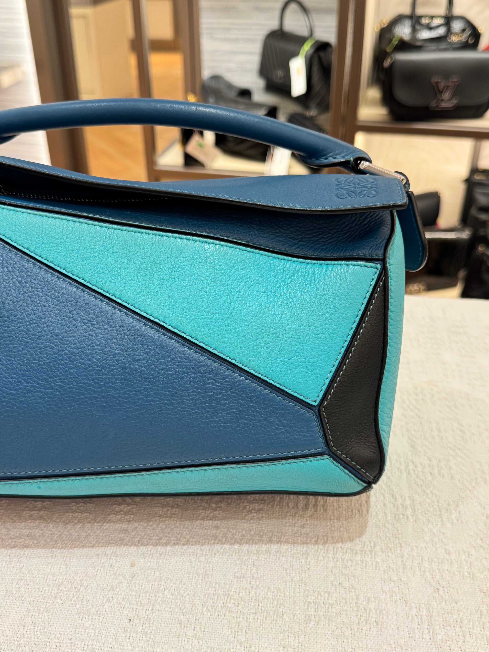 Loewe Puzzle Small Blue Multicolour