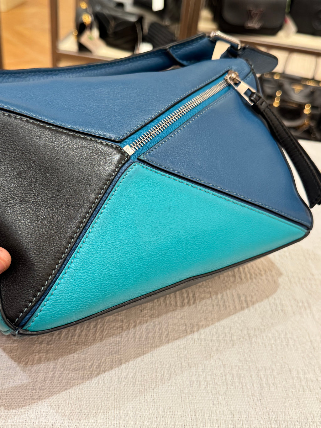 Loewe Puzzle Small Blue Multicolour
