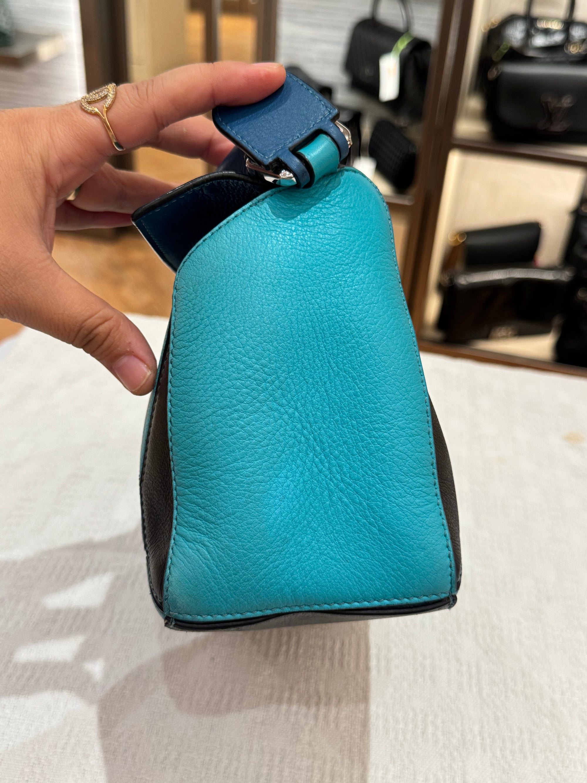 Loewe Puzzle Small Blue Multicolour