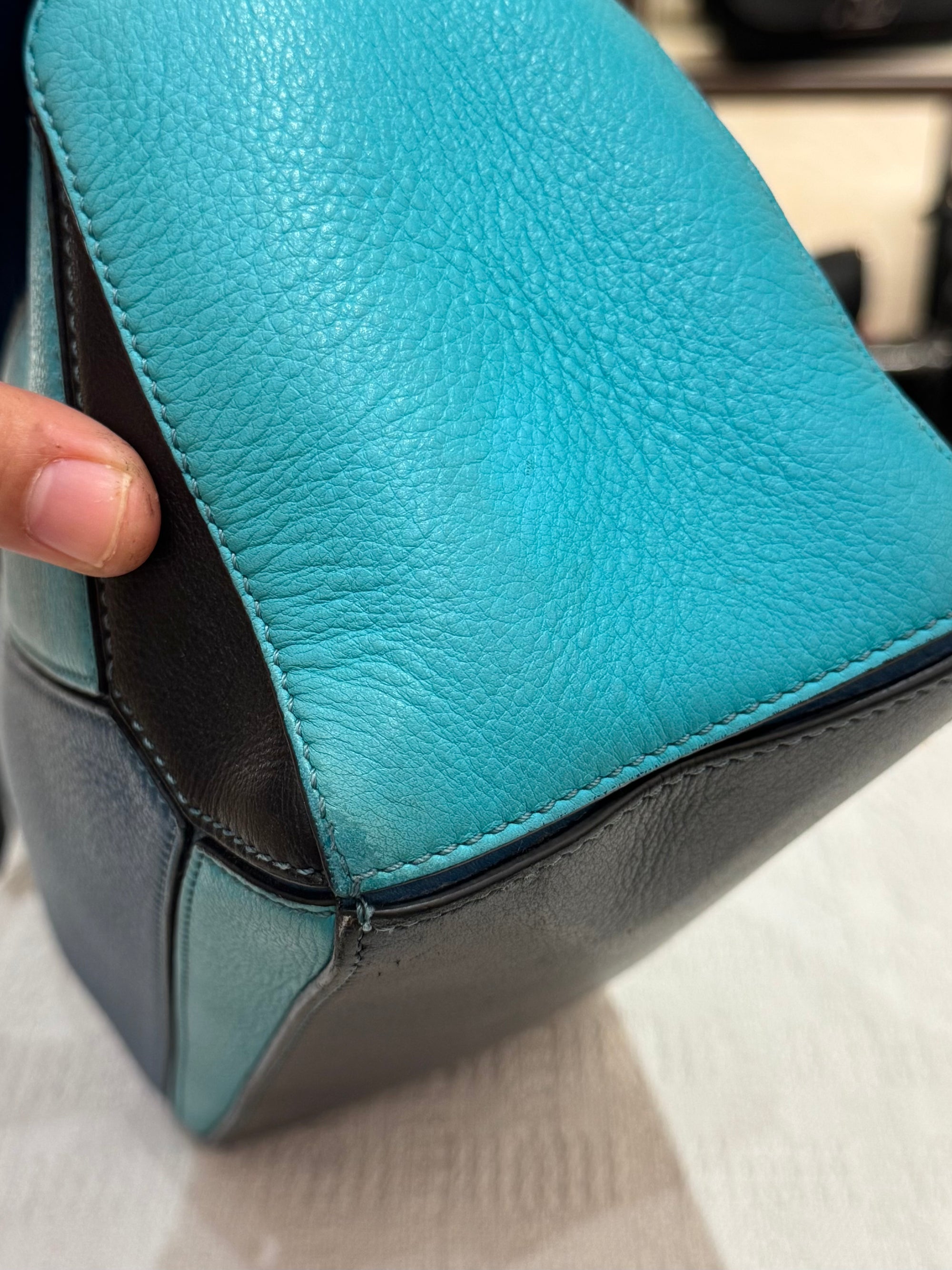 Loewe Puzzle Small Blue Multicolour