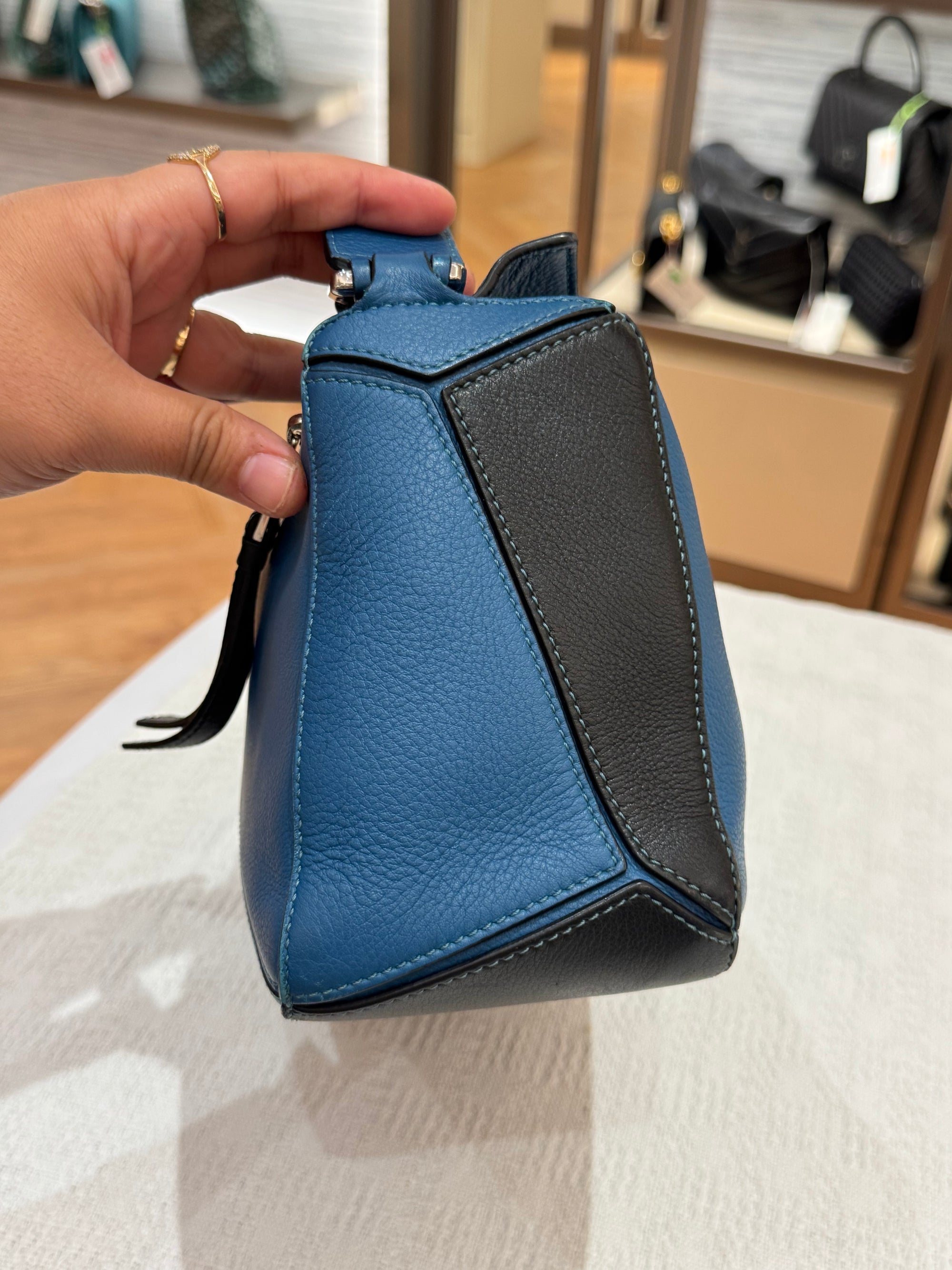 Loewe Puzzle Small Blue Multicolour