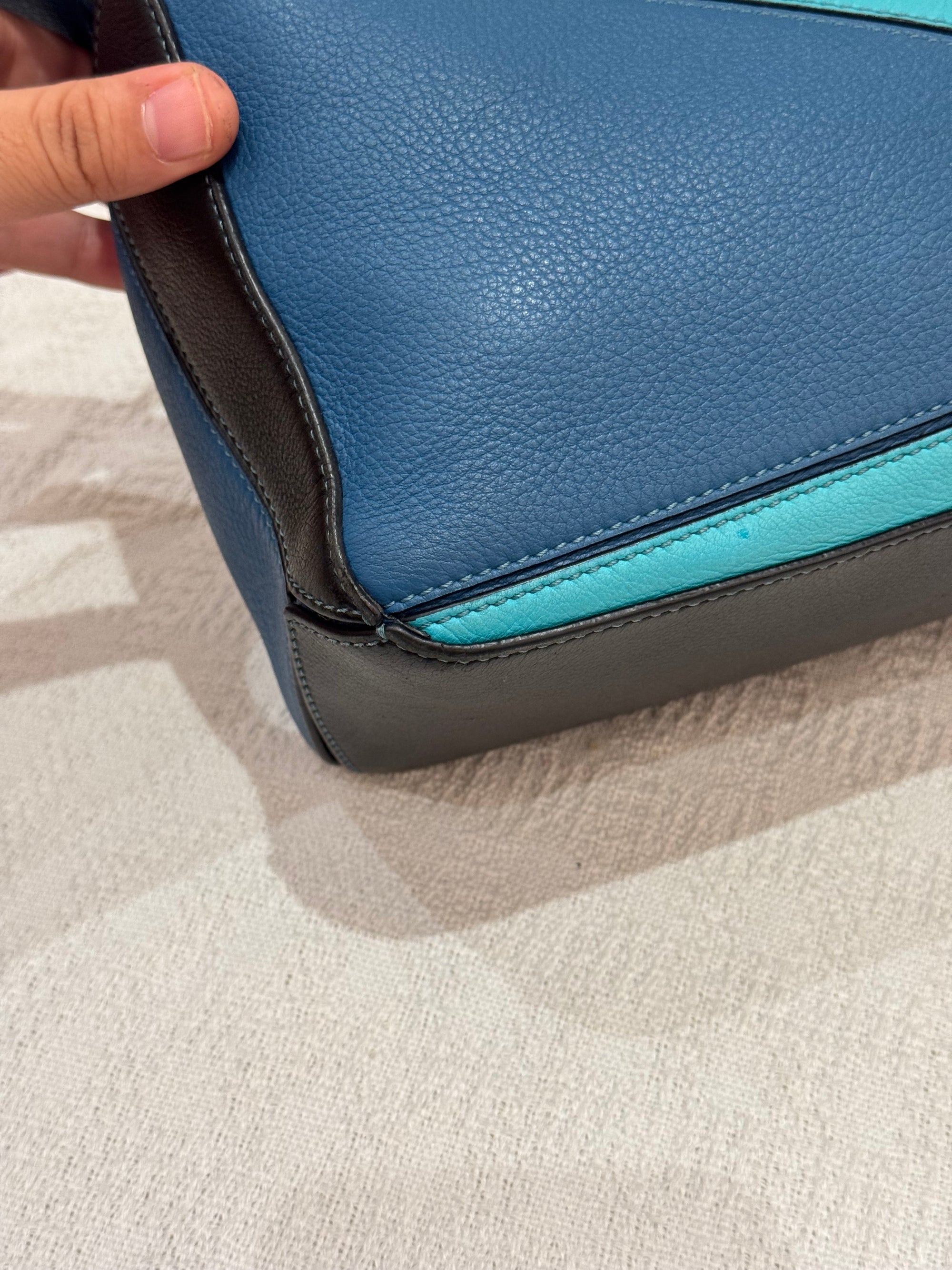 Loewe Puzzle Small Blue Multicolour