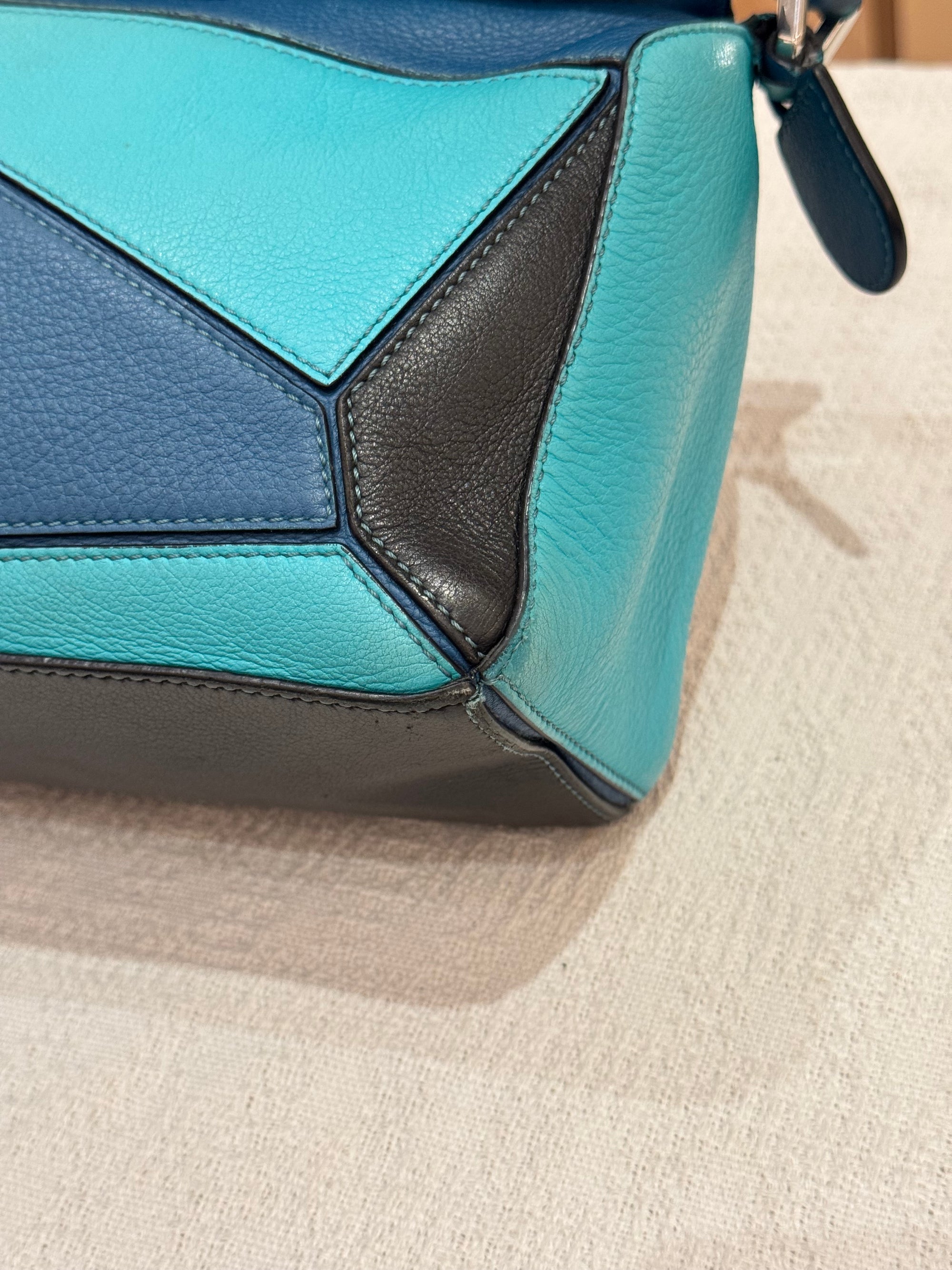 Loewe Puzzle Small Blue Multicolour