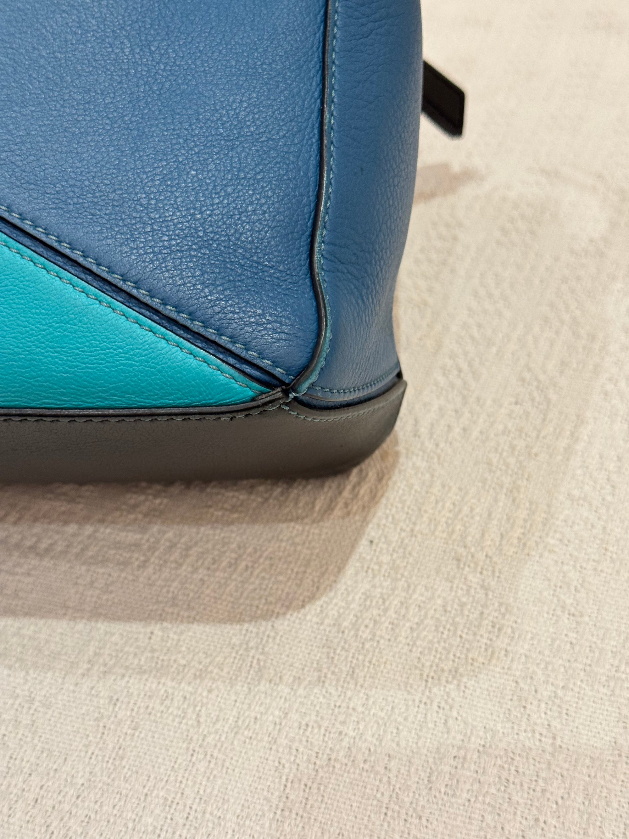 Loewe Puzzle Small Blue Multicolour