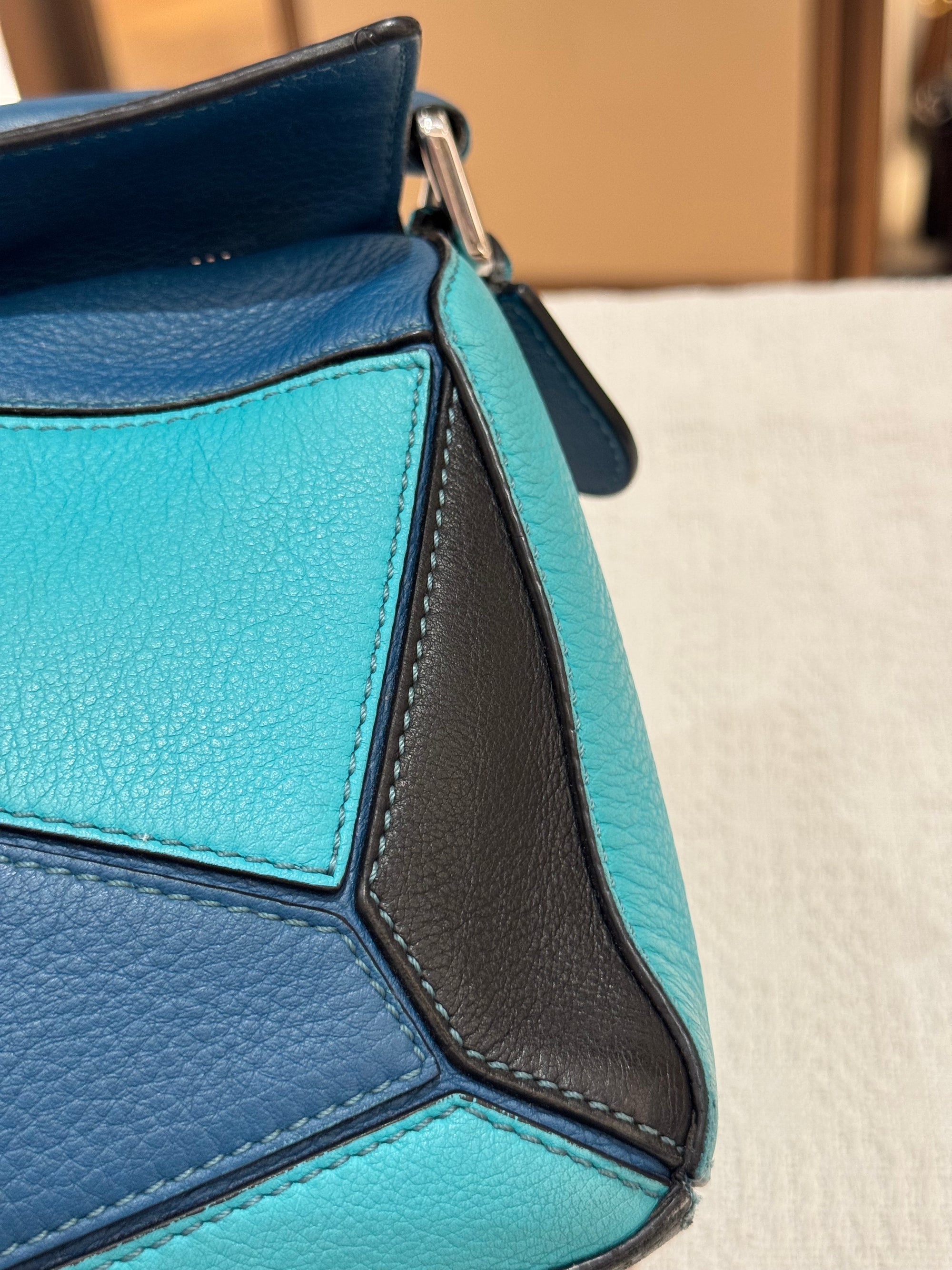 Loewe Puzzle Small Blue Multicolour