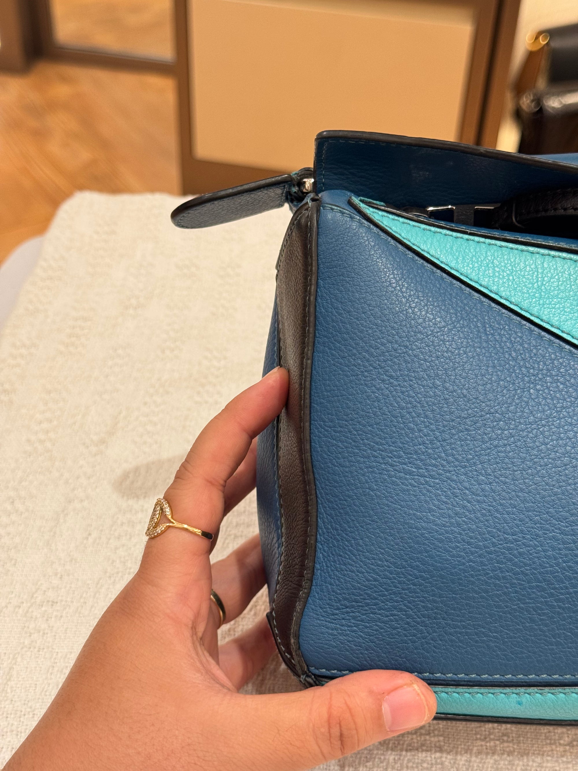 Loewe Puzzle Small Blue Multicolour