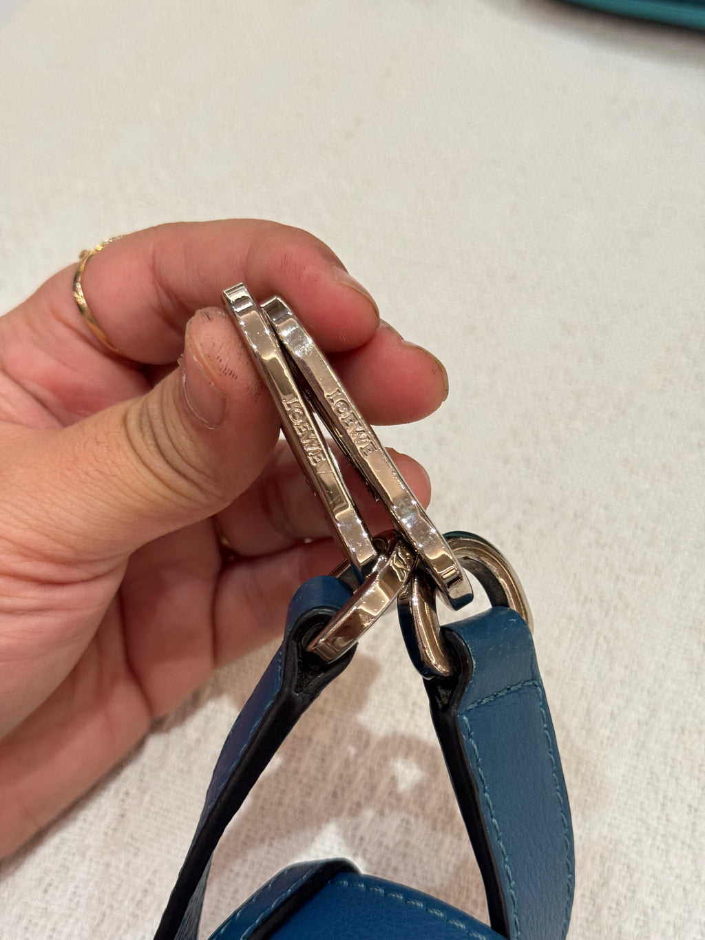 Loewe Puzzle Small Blue Multicolour