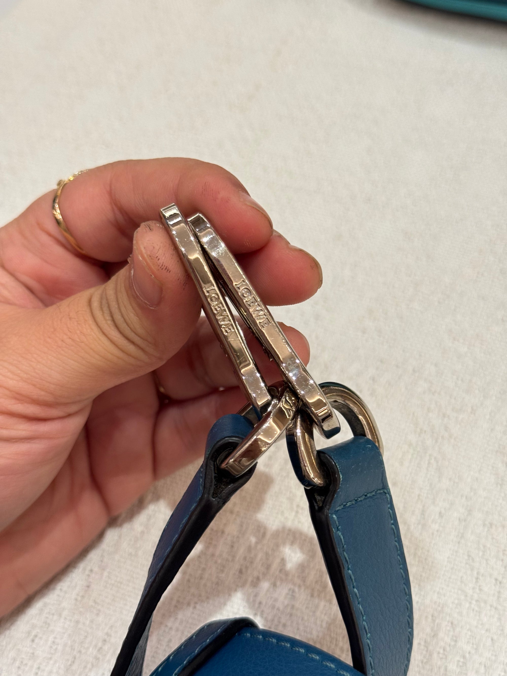 Loewe Puzzle Small Blue Multicolour