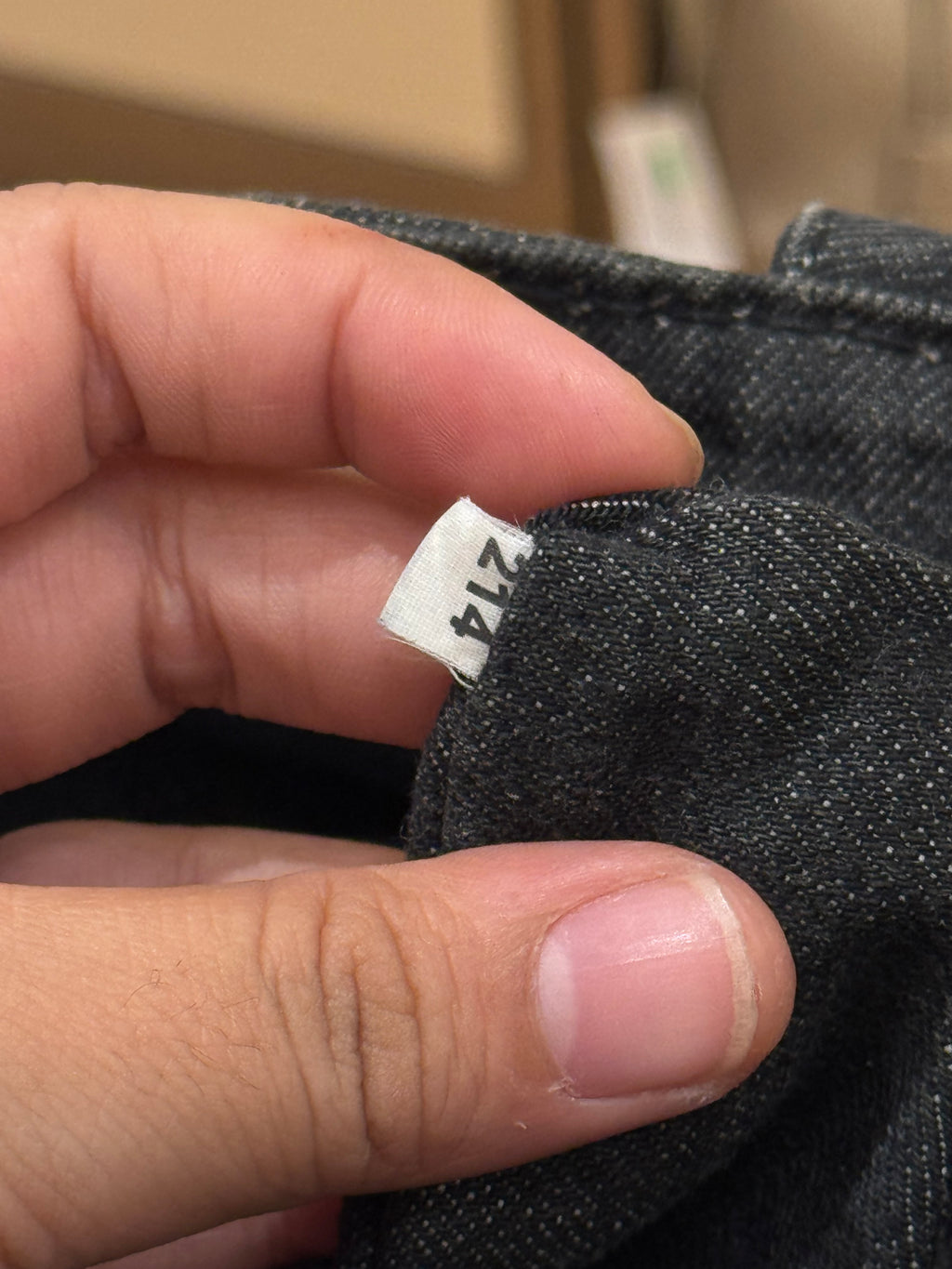 Prada Canapa Denim Tote Small