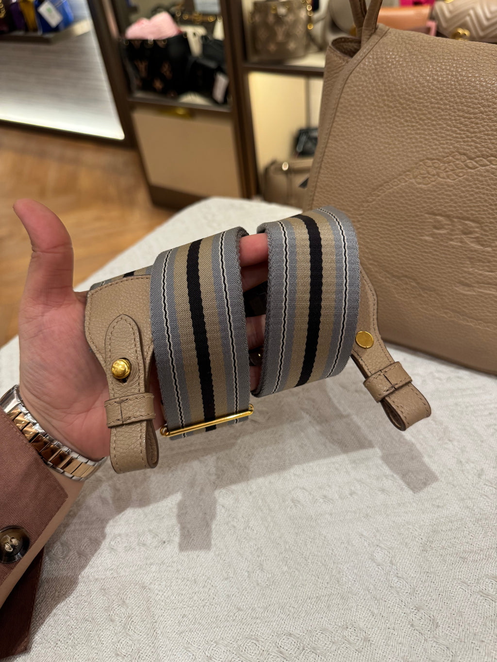 Prada Vitello Daino Cammeo