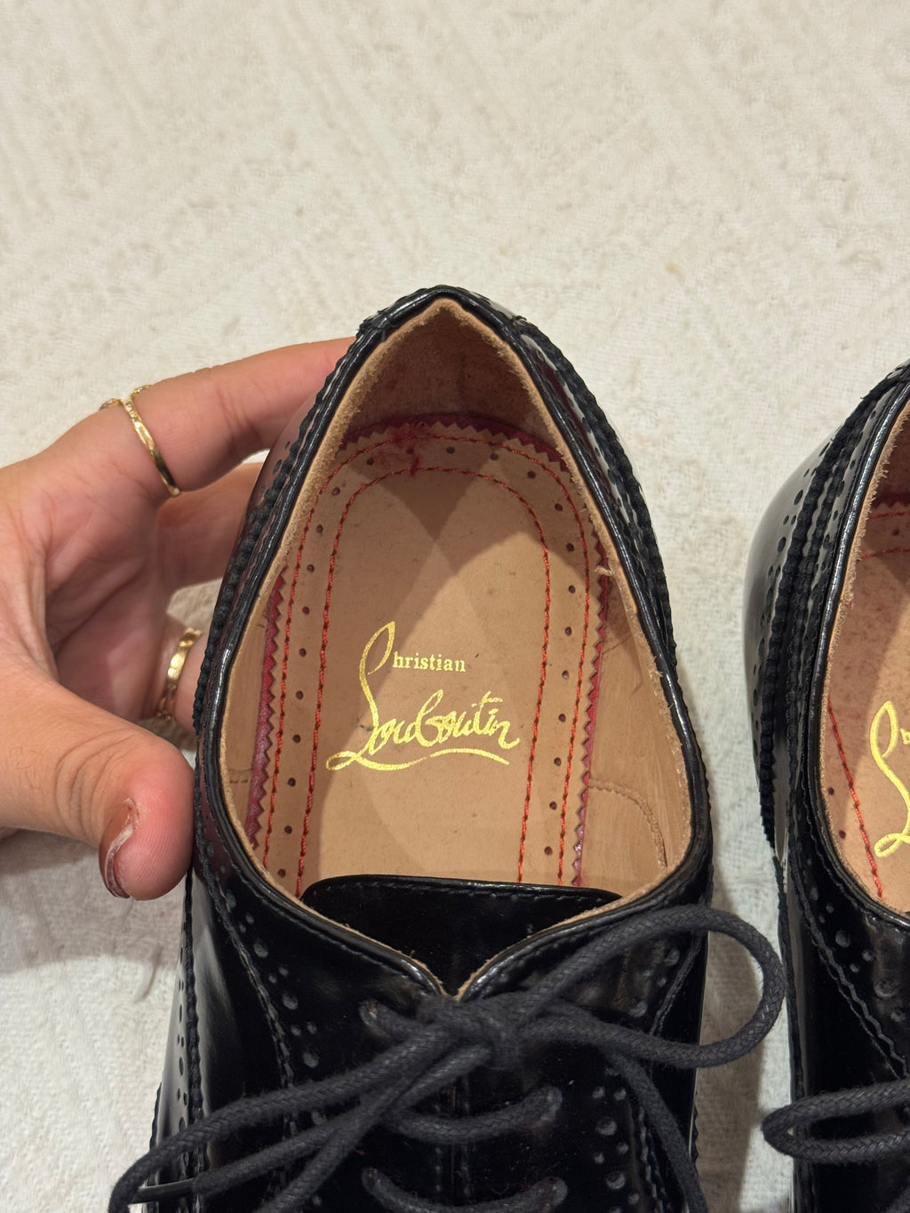 Louboution Pantofel Black