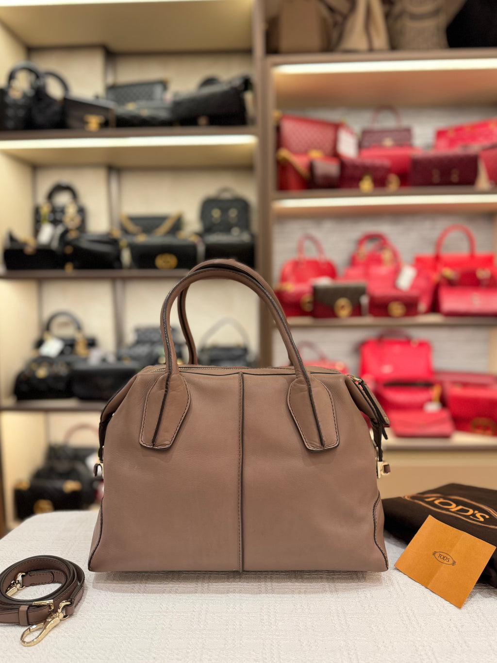 Tods D-Styiling Bauletto Brown