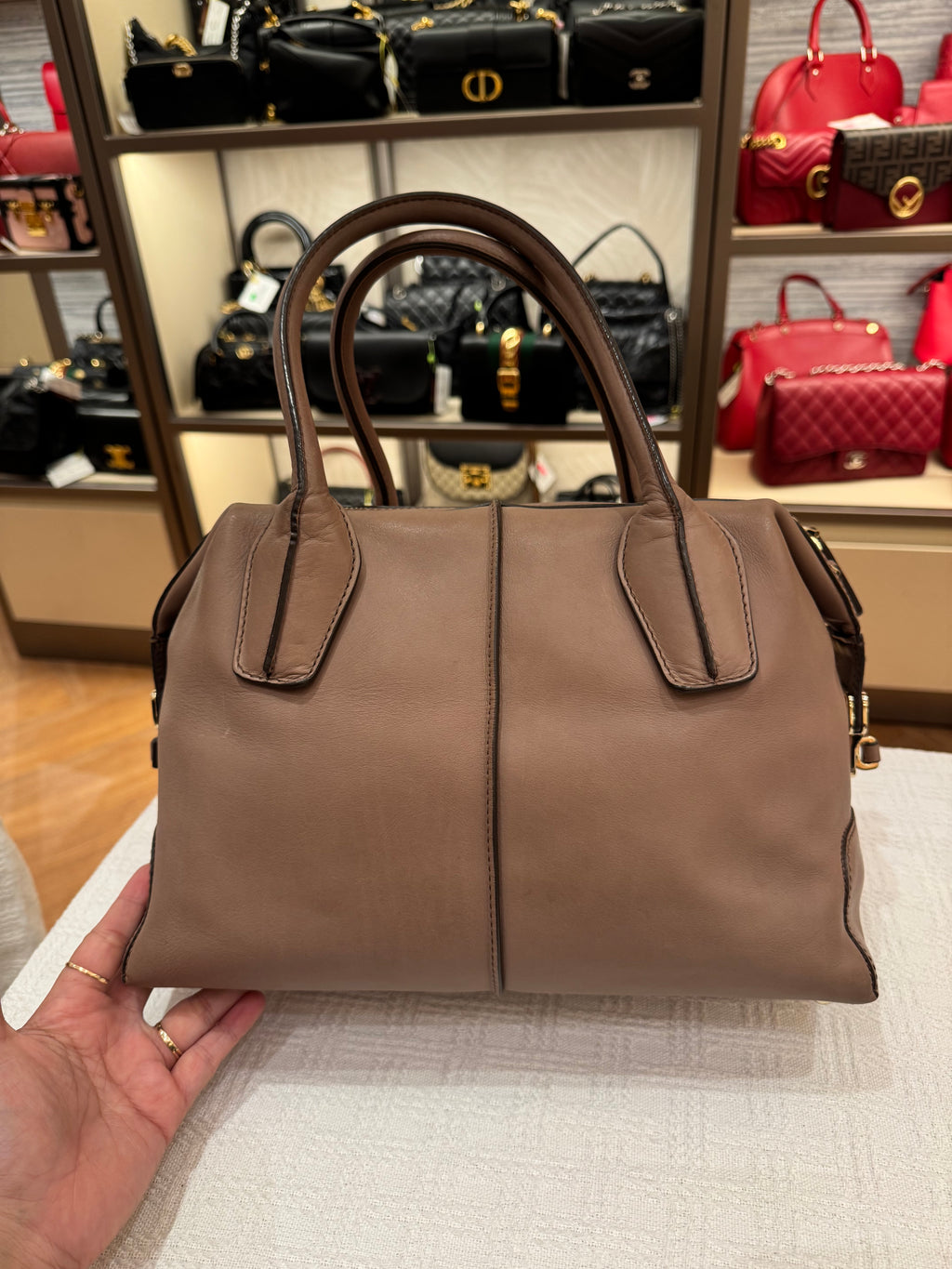 Tods D-Styiling Bauletto Brown