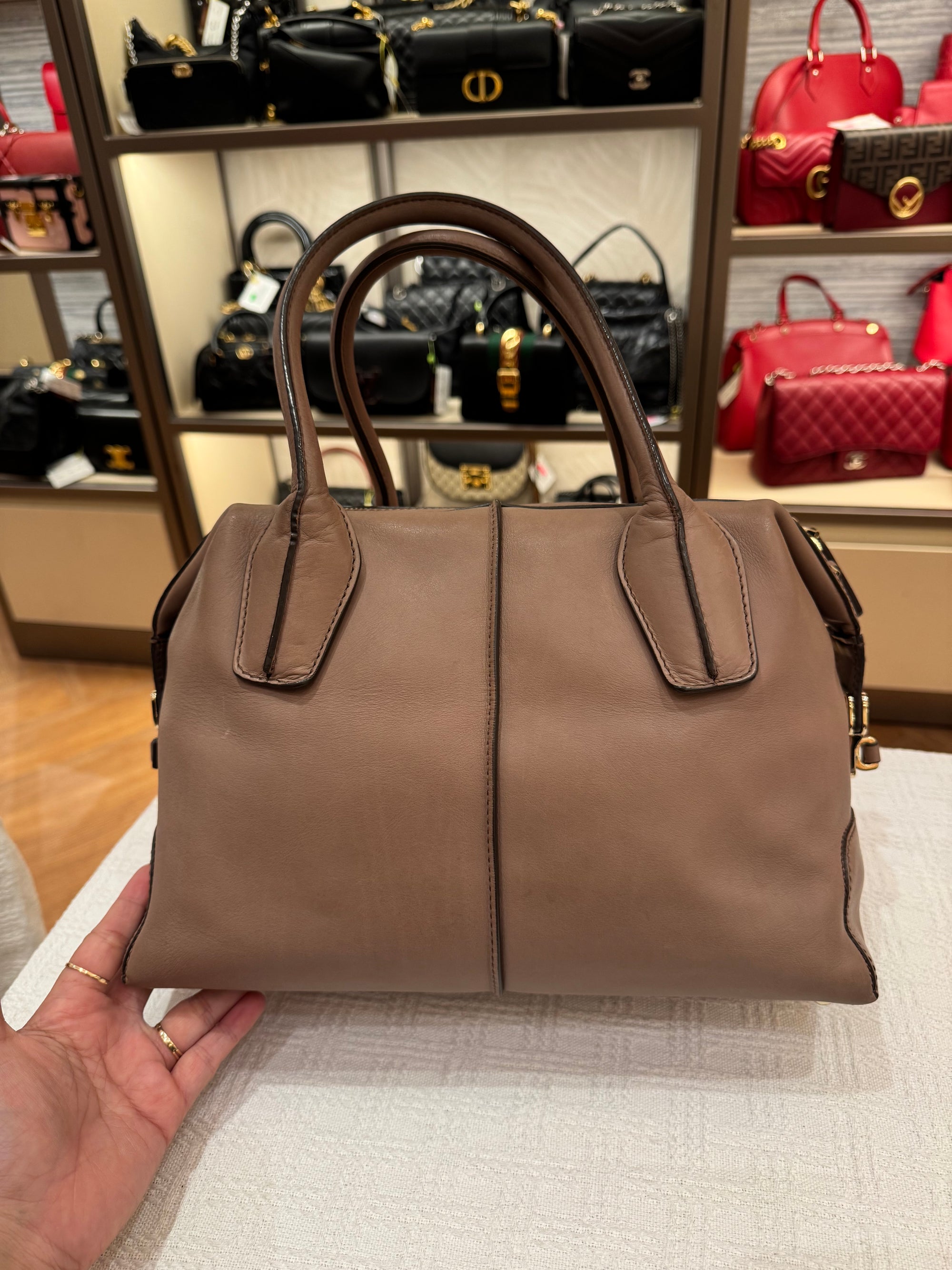 Tods D-Styiling Bauletto Brown