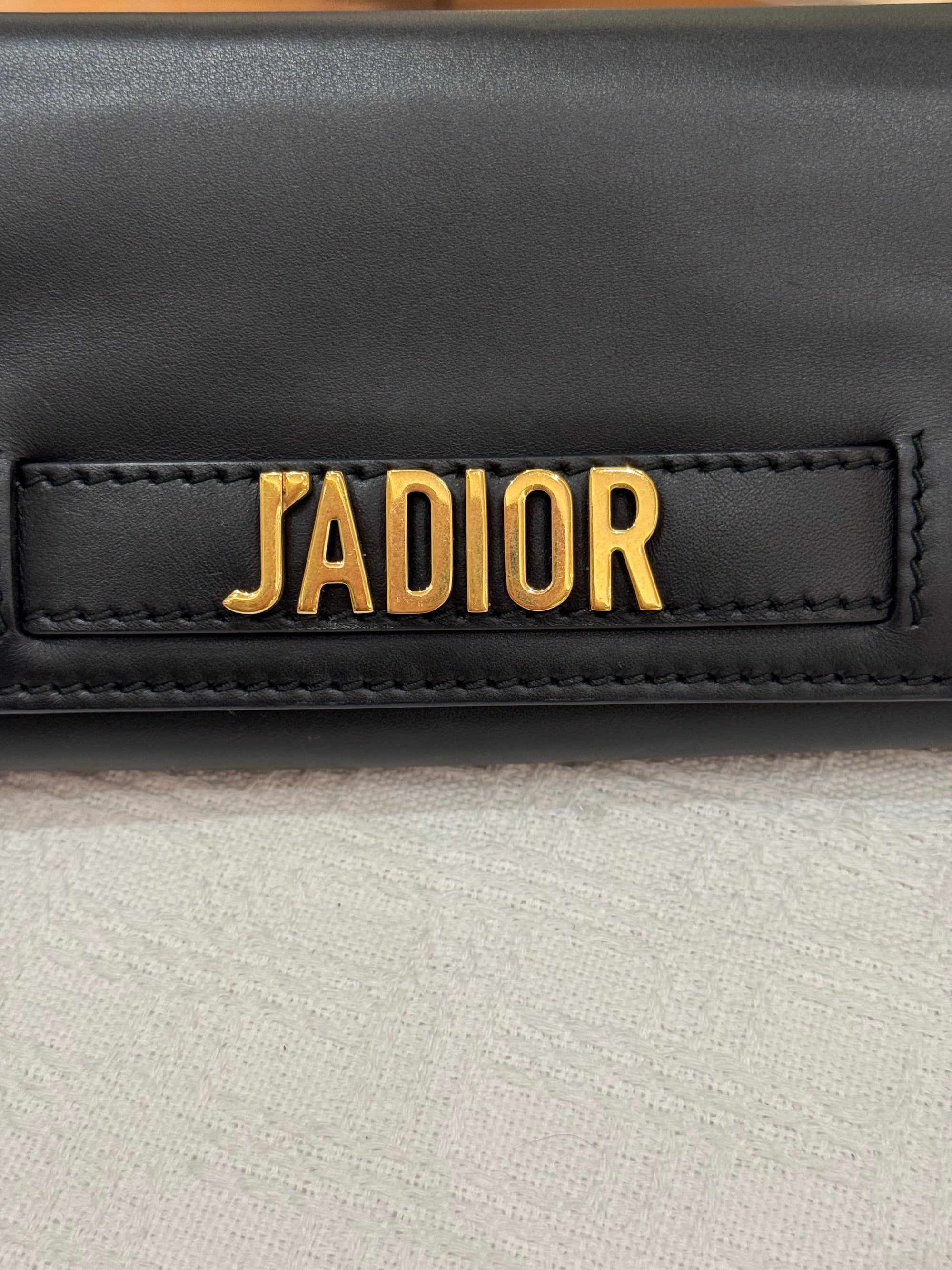 J'adior WOC Smooth Calfskin Black