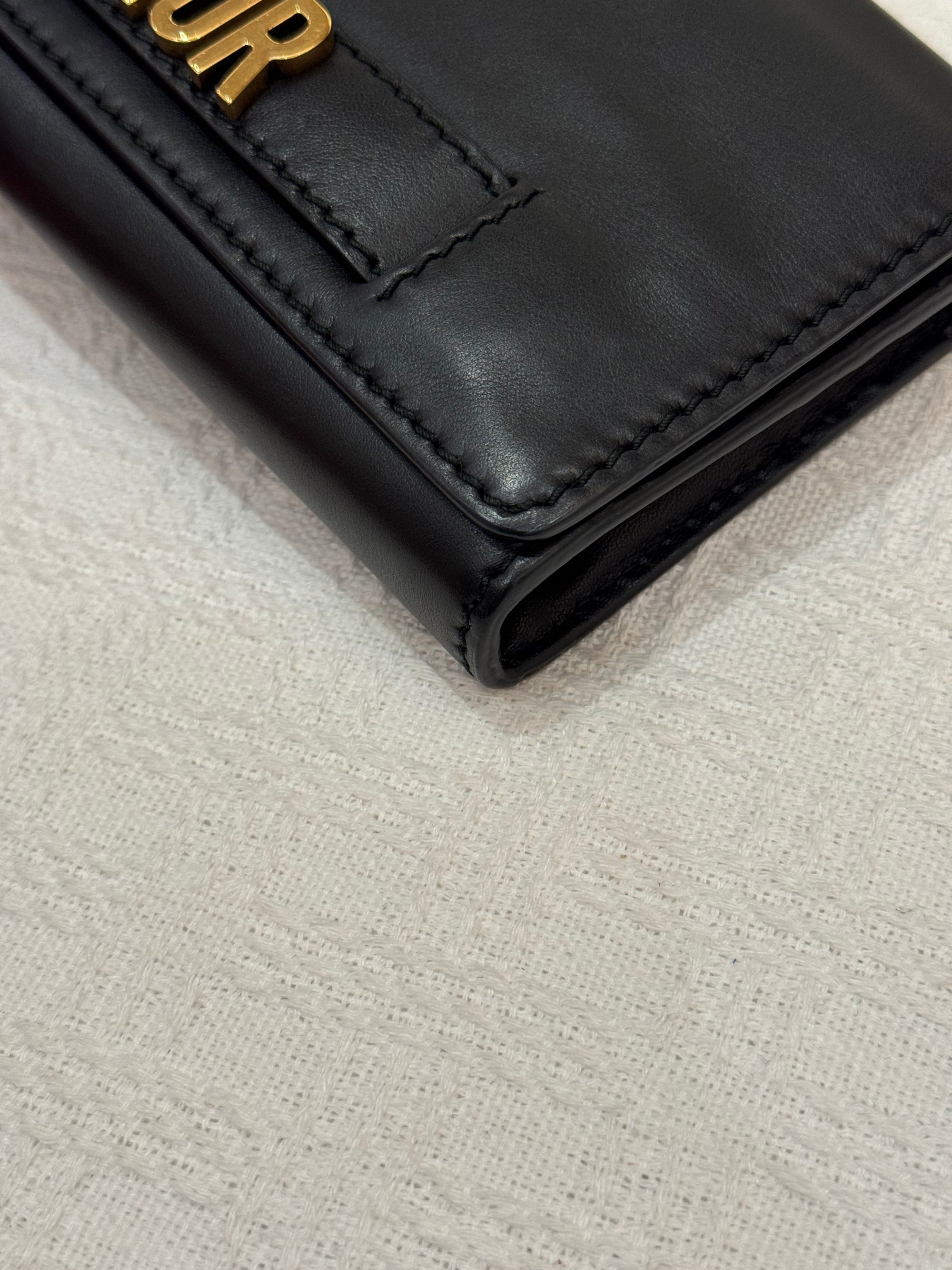 J'adior WOC Smooth Calfskin Black