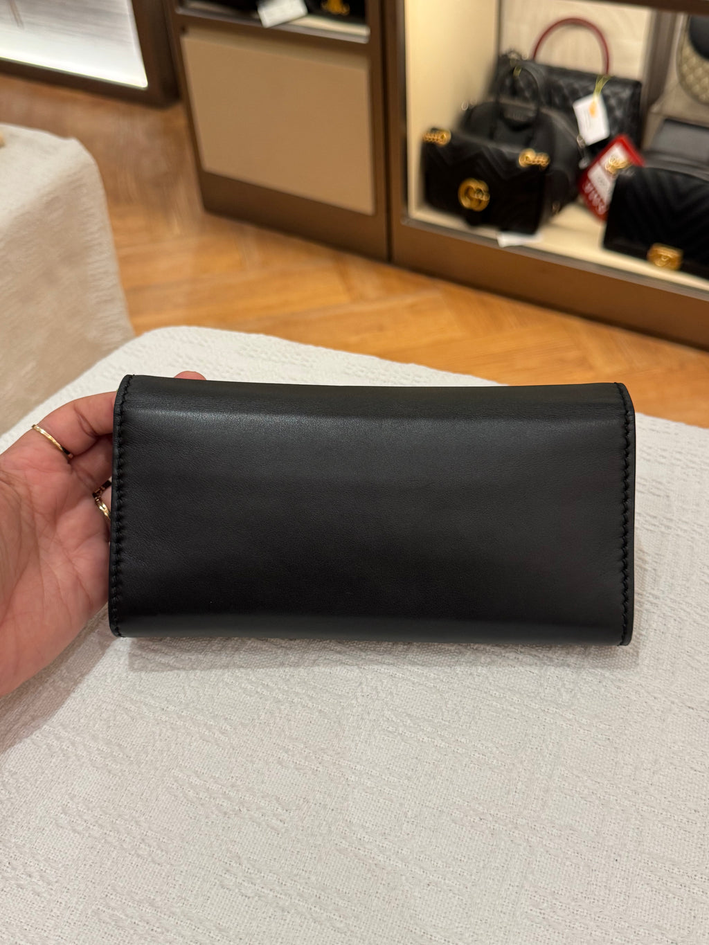 J'adior WOC Smooth Calfskin Black