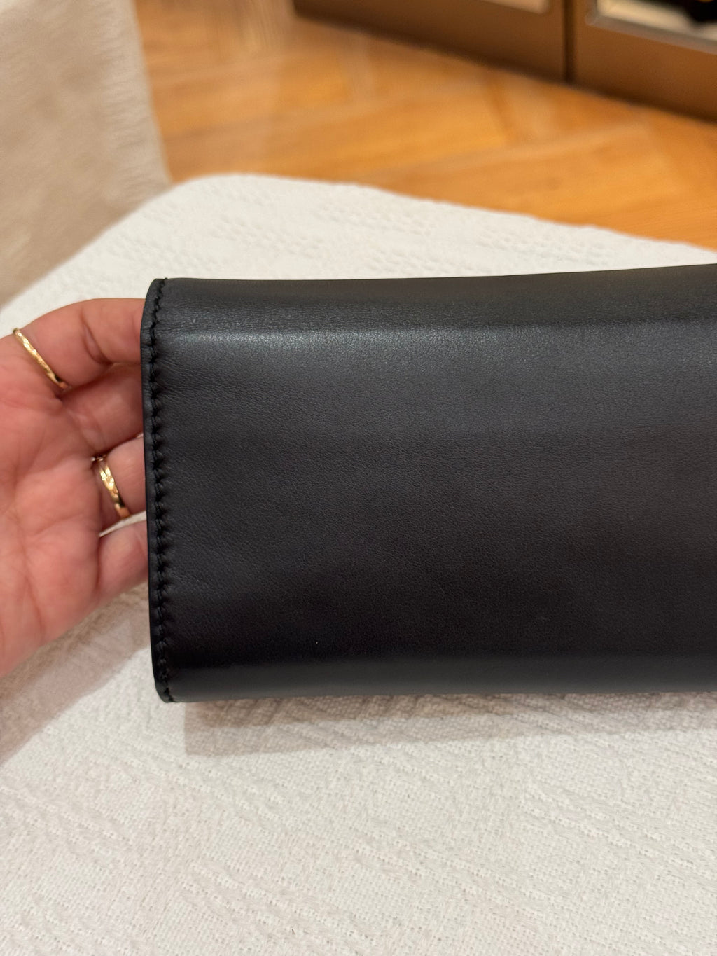 J'adior WOC Smooth Calfskin Black