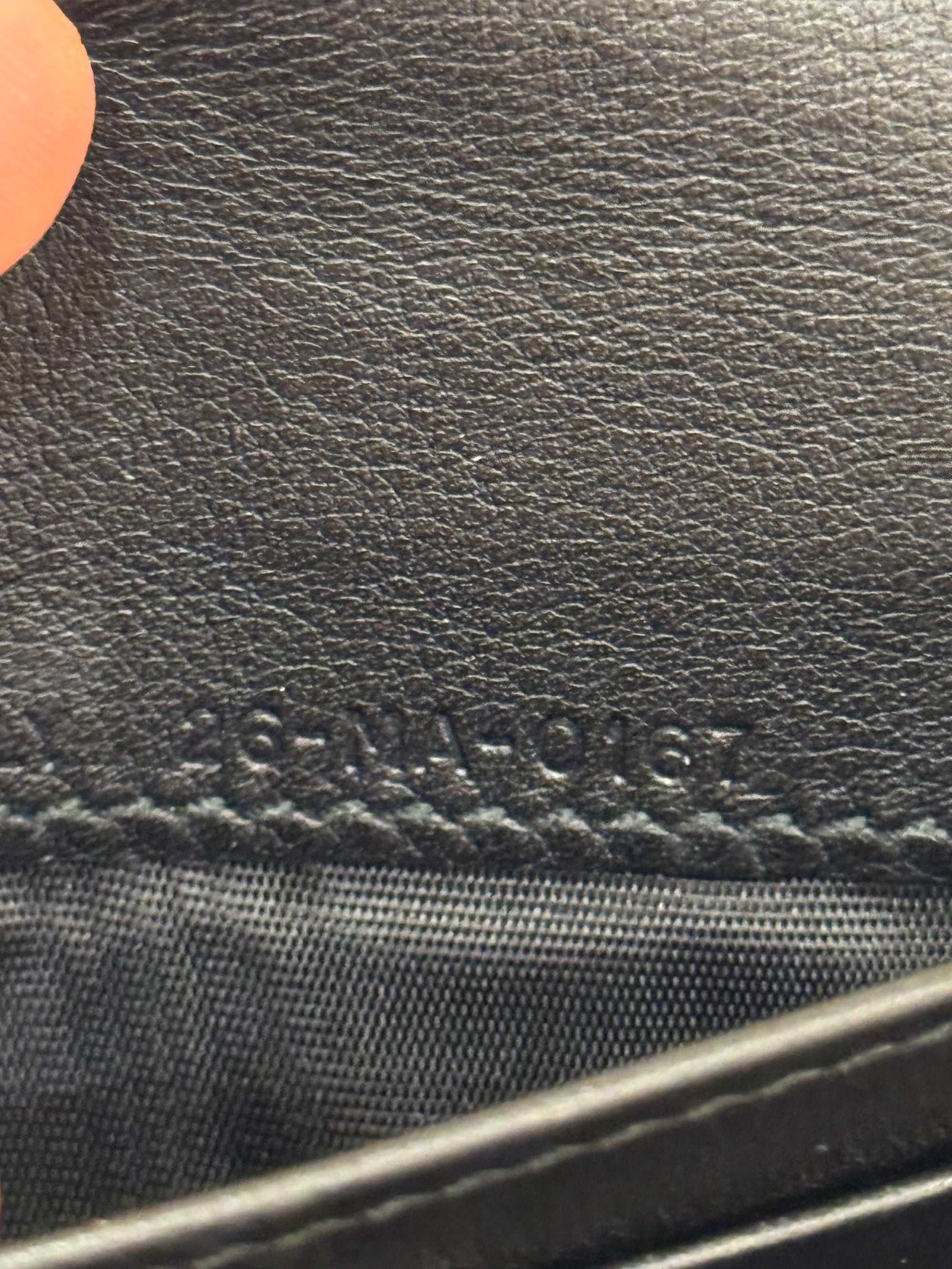 J'adior WOC Smooth Calfskin Black
