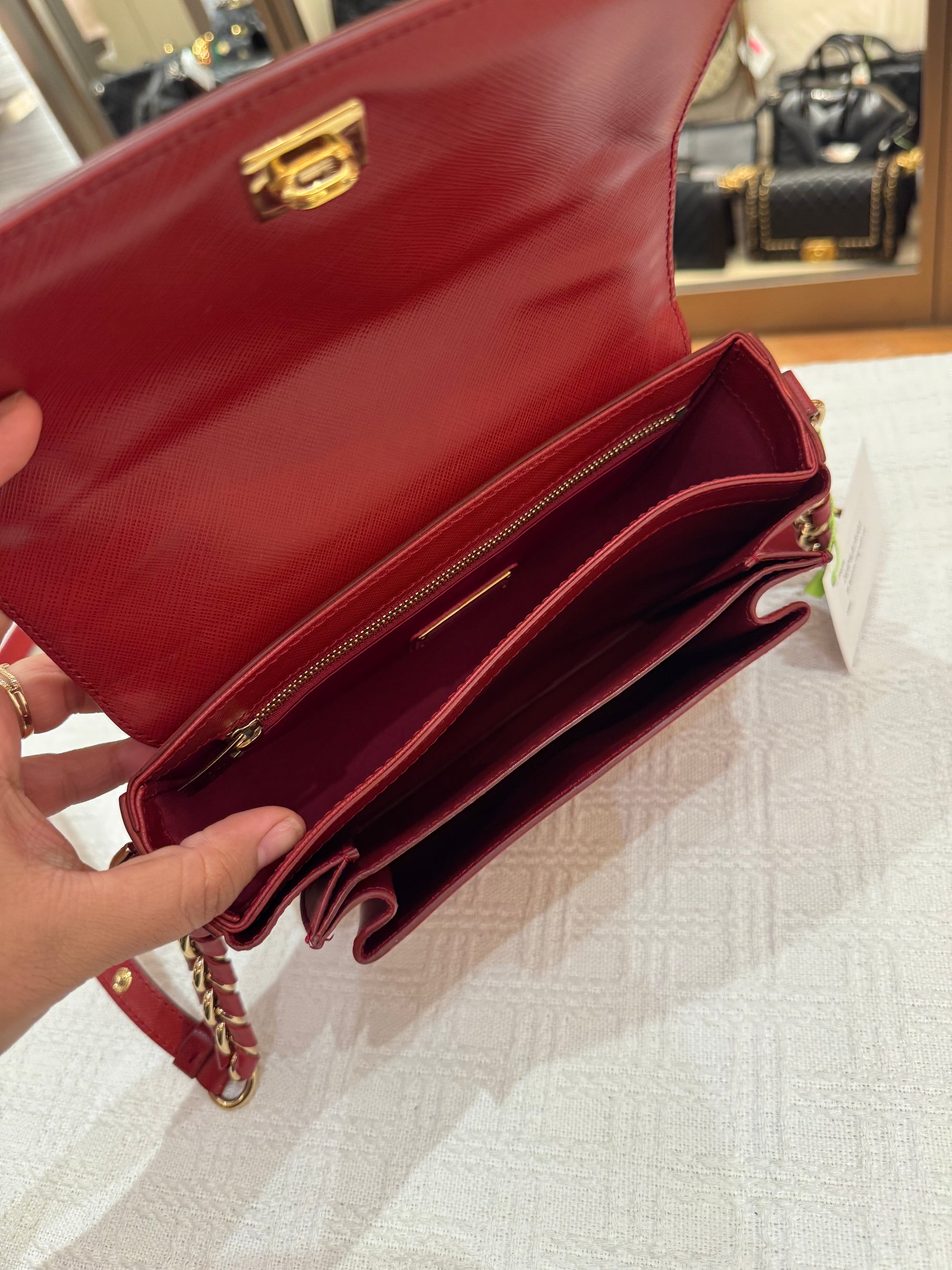 Salvatore Ferragamo Sandrine Rosso