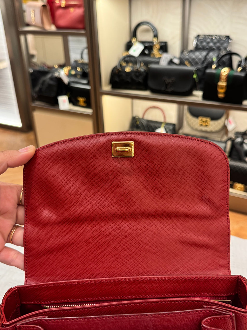 Salvatore Ferragamo Sandrine Rosso
