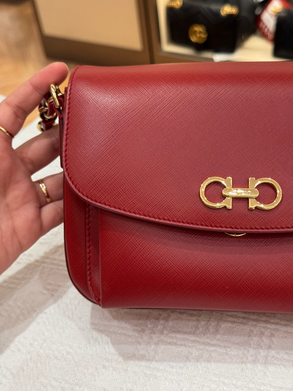 Salvatore Ferragamo Sandrine Rosso