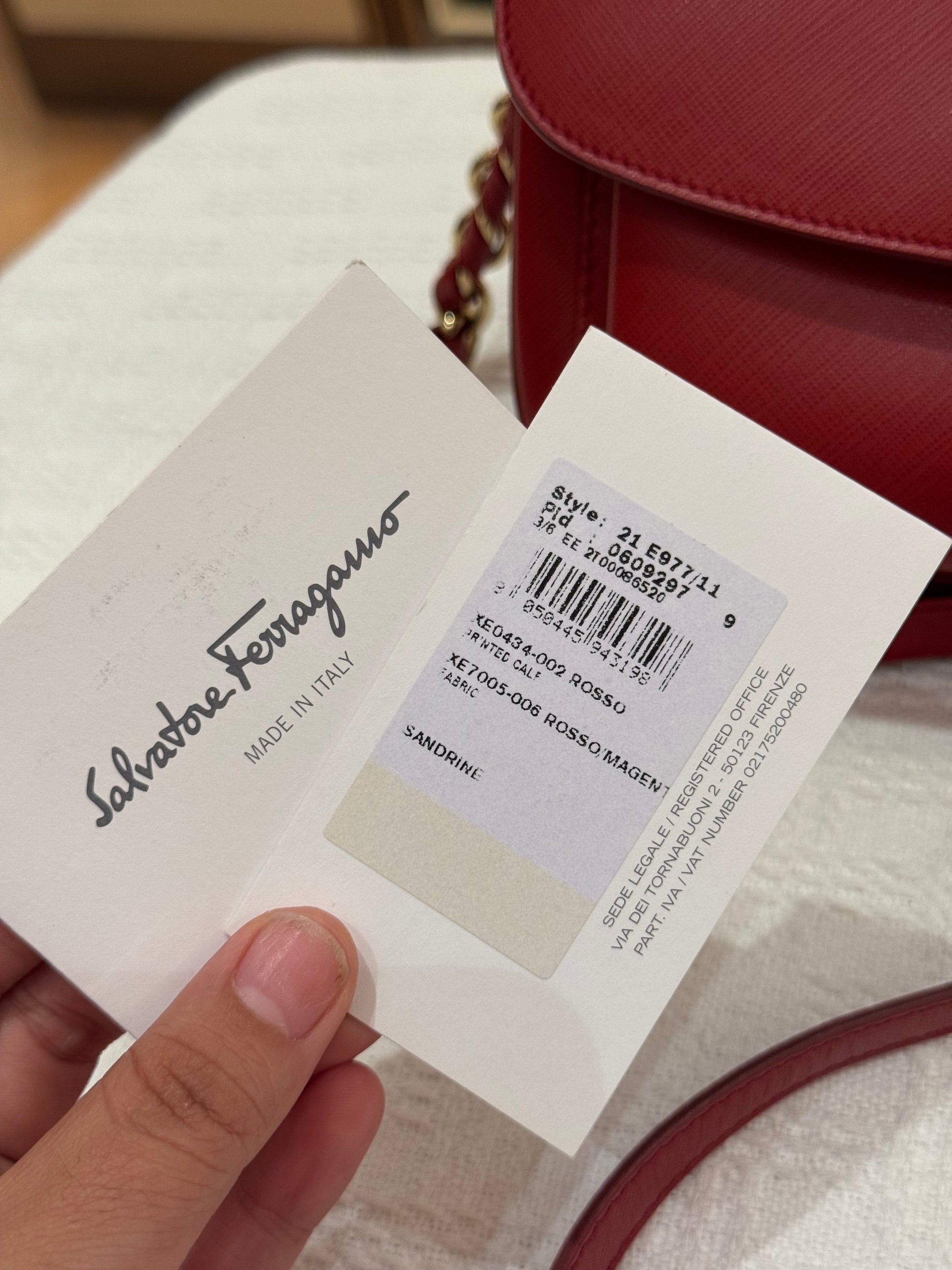 Salvatore Ferragamo Sandrine Rosso