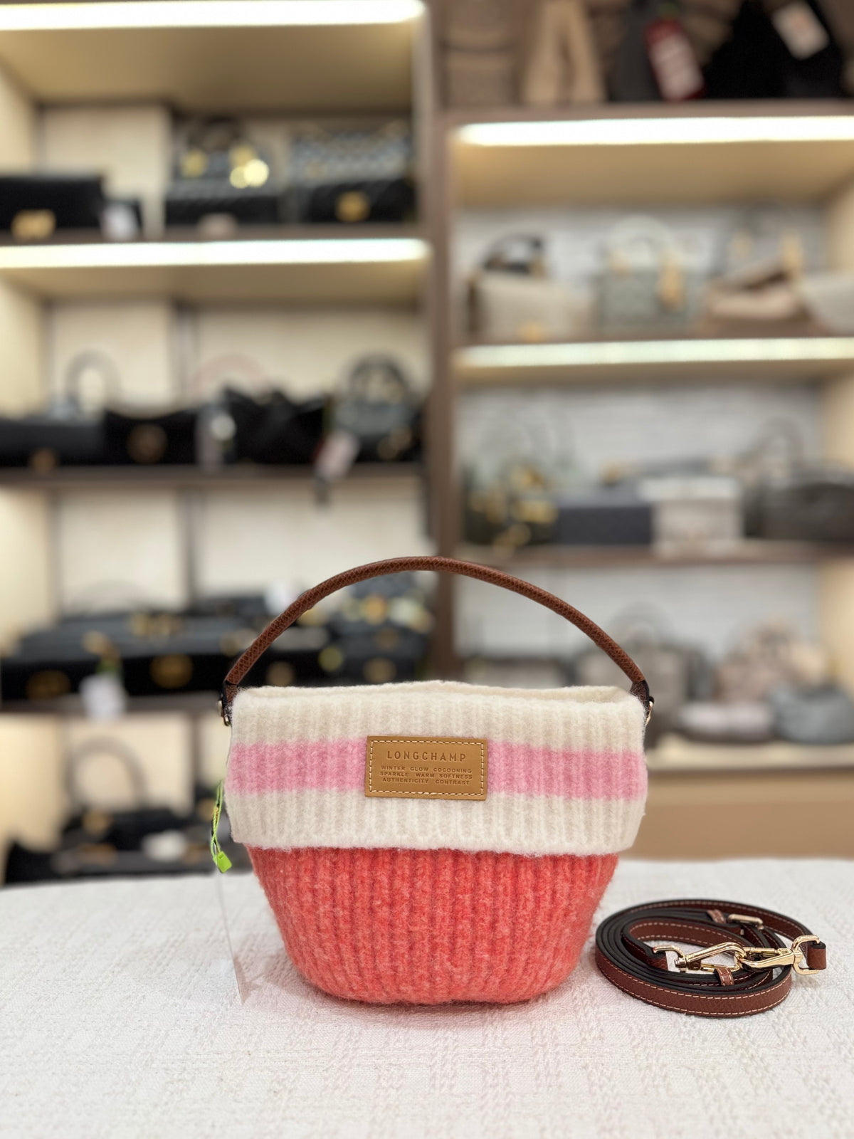 Longchamp Le Pliage Cocooning Coral Pink