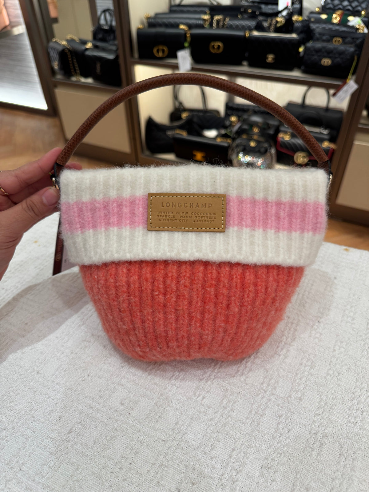 Longchamp Le Pliage Cocooning Coral Pink