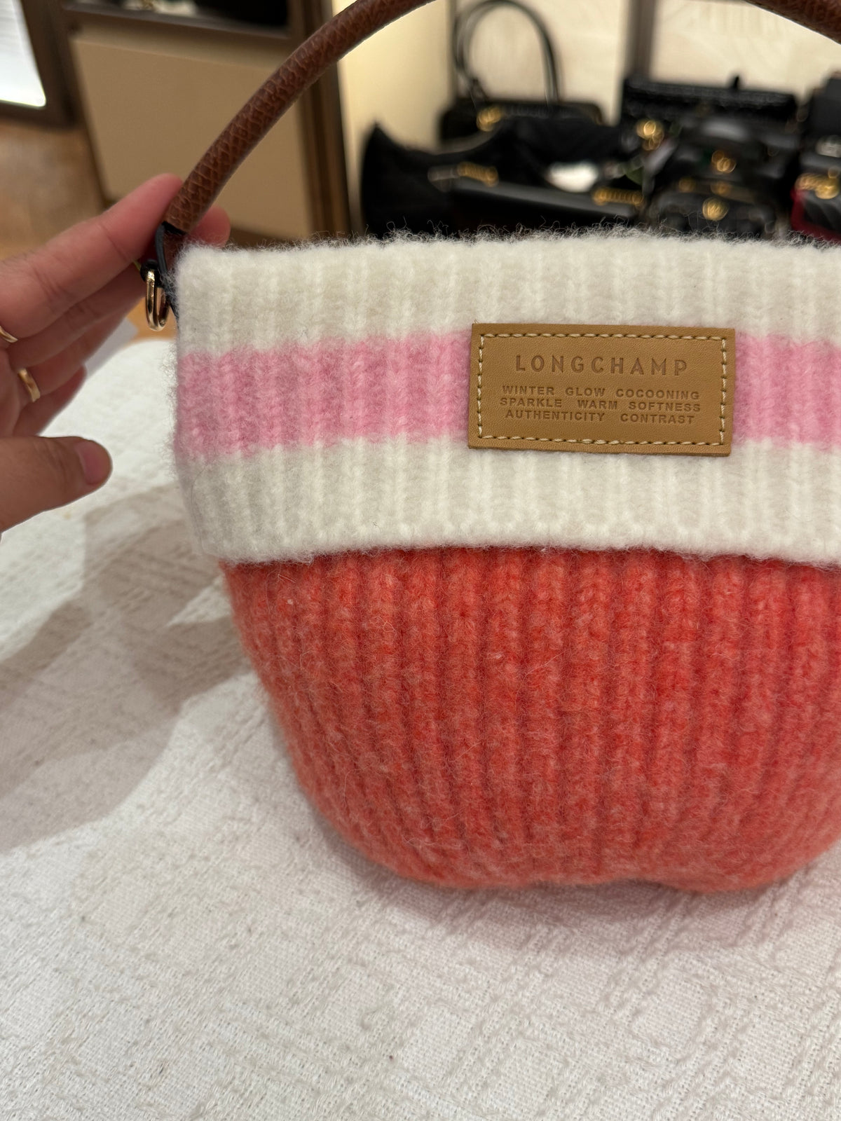 Longchamp Le Pliage Cocooning Coral Pink