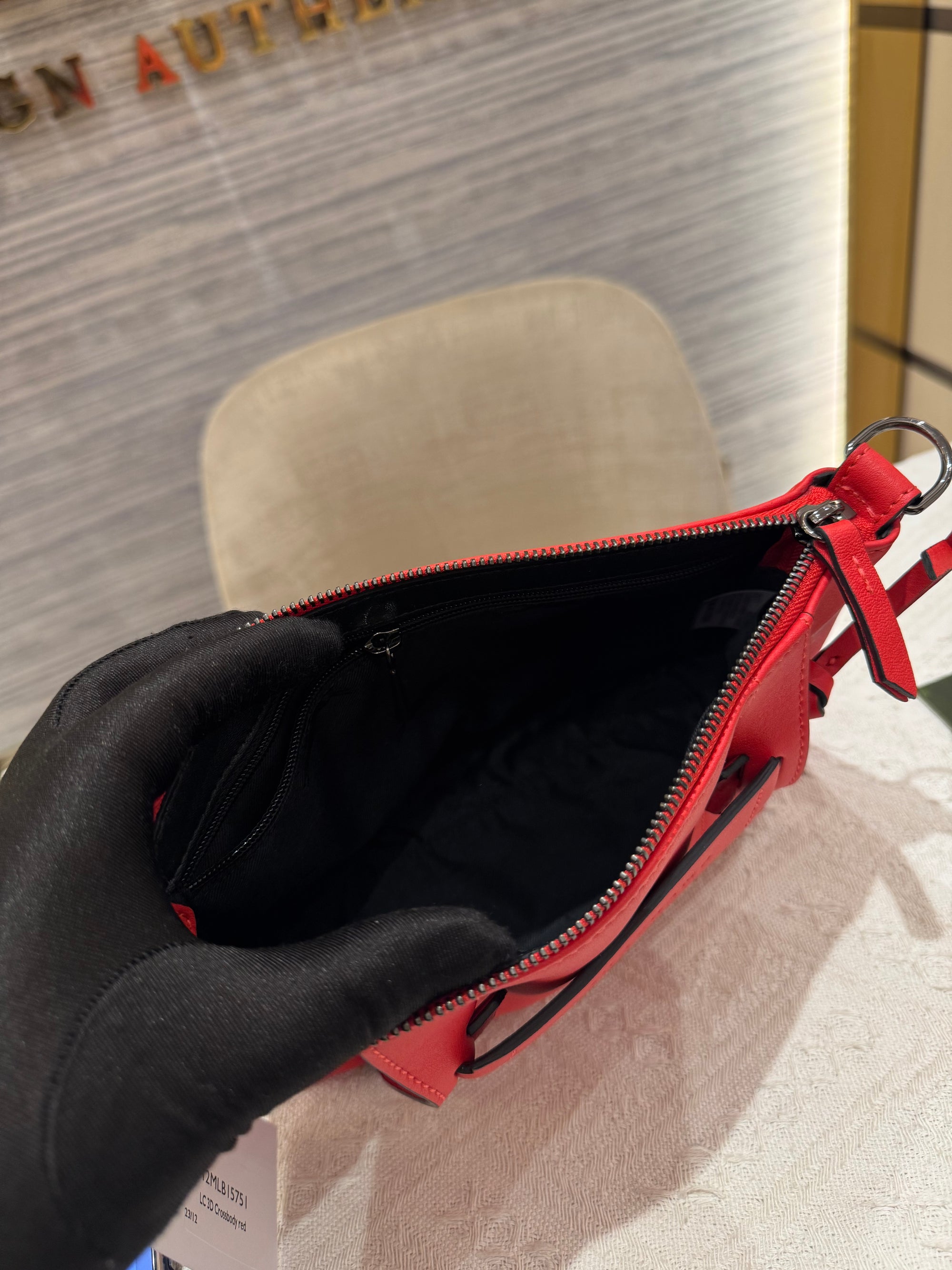 Longchamp 3D Crossbody Red